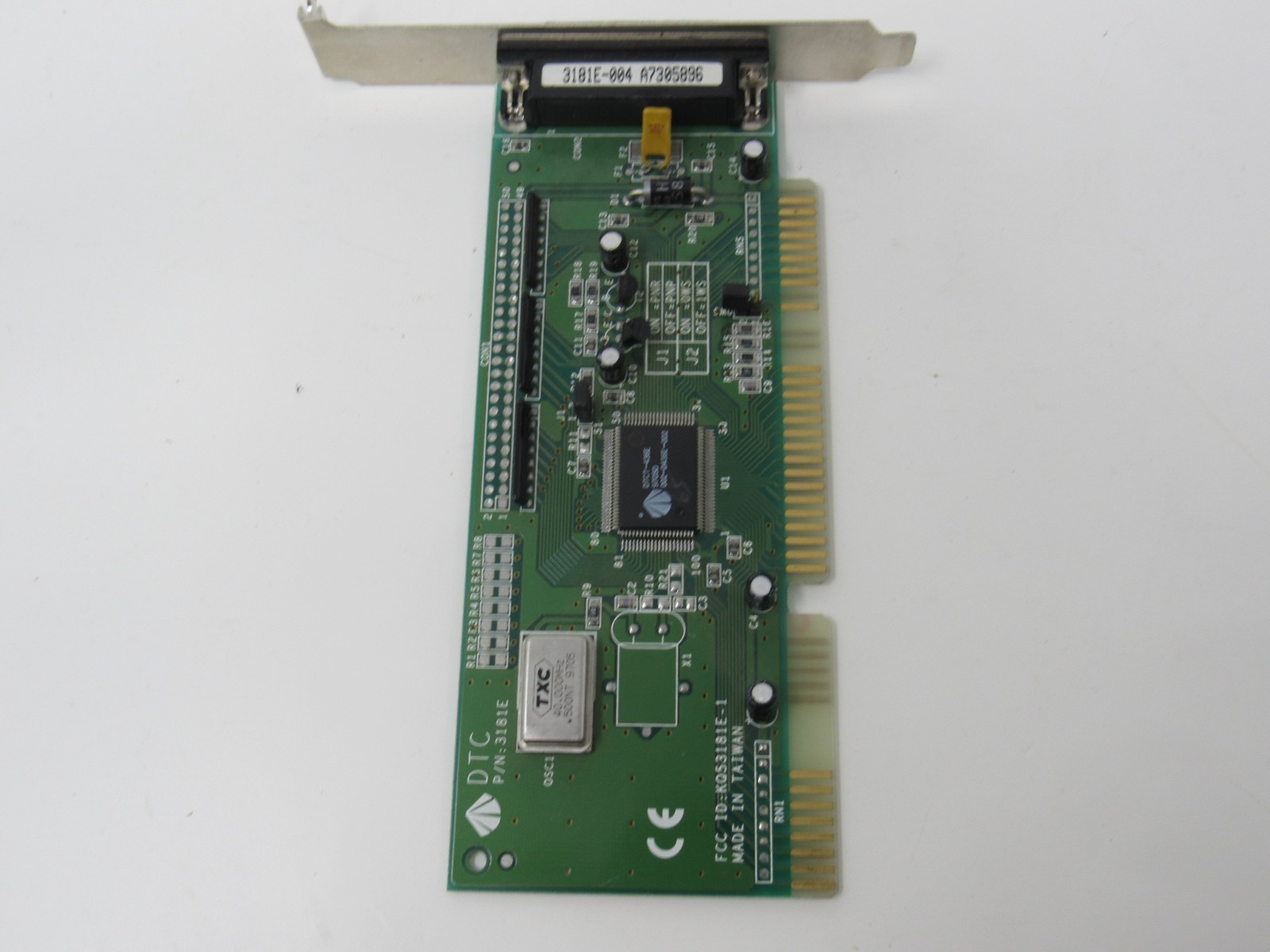 DTC SCSI ISA Interface Controller Card 25 Pin Connector 3181E-004 DB25 Port