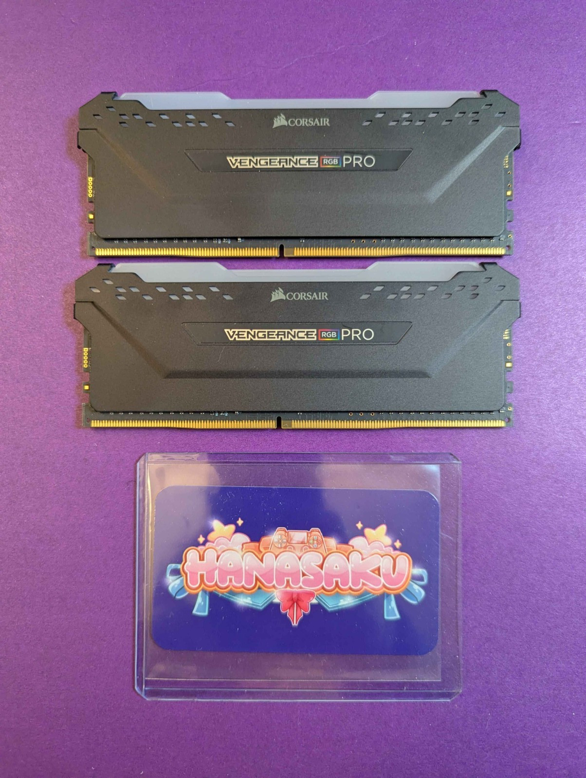 Corsair Vengeance RGB Pro 16GB (2 x 8GB) PC4-24000 (DDR4-3000) Memory [USED]