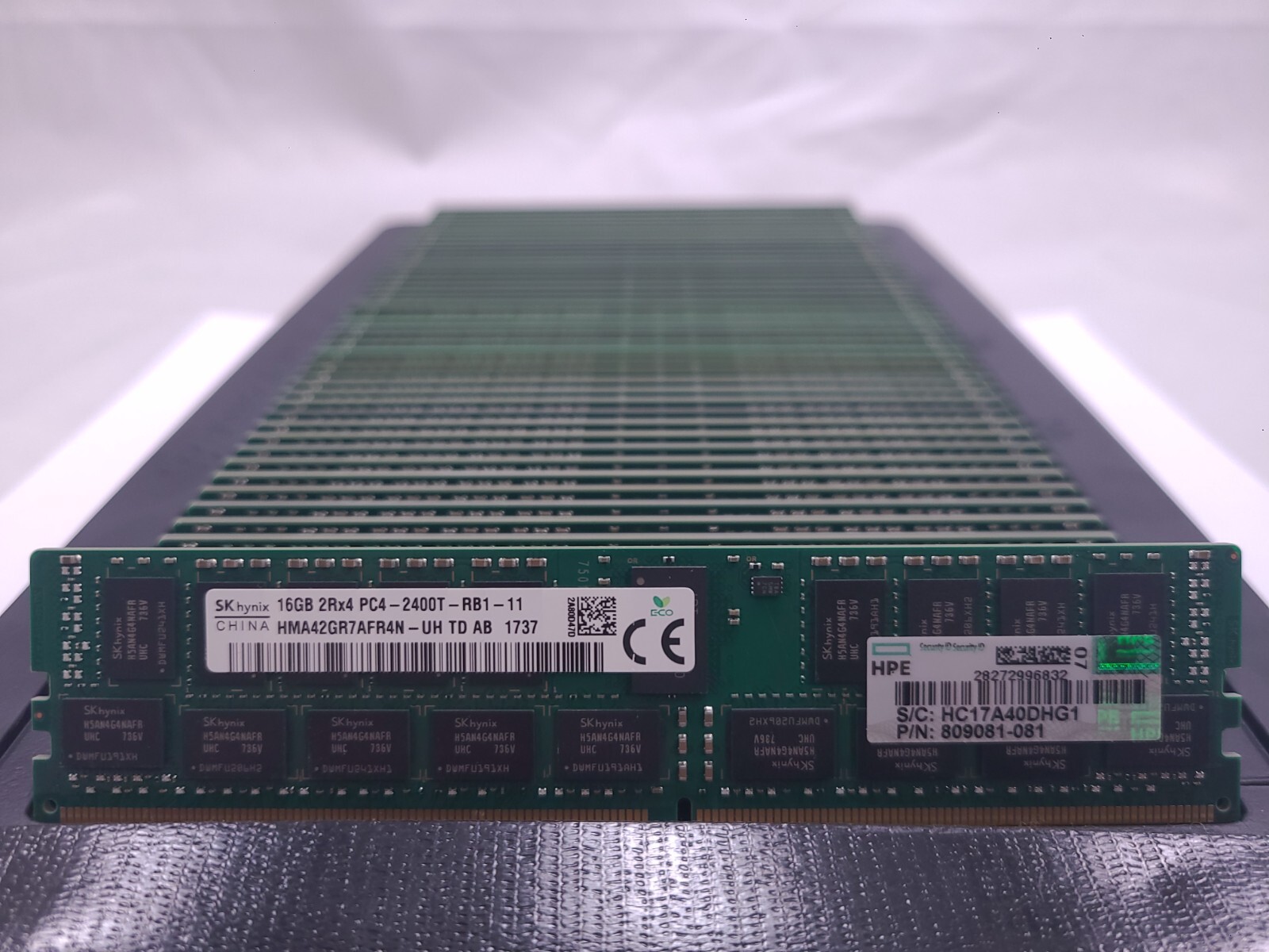 LOT 50 MAJOR BRAND 16GB 2Rx4 DDR4 PC4-2400 19200MB/s ECC REG SERVER MEMORY RAM