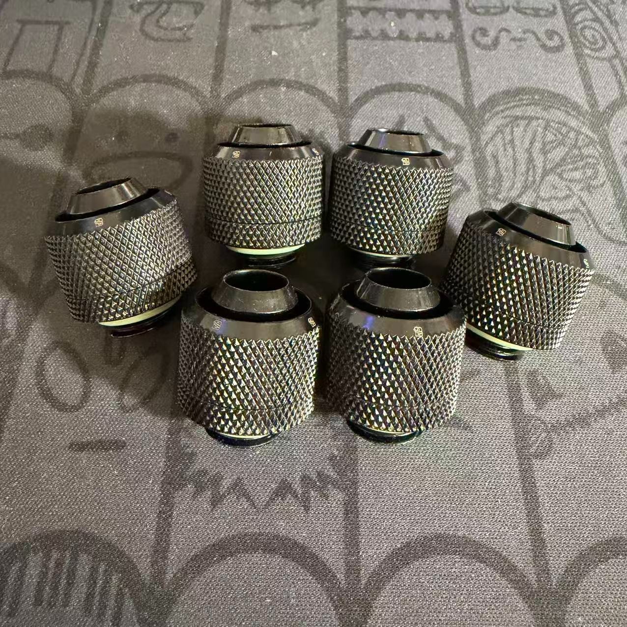 6Pcs Barrow 3/8″ ID, 5/8″ OD Compression Fitting for 10/16mm Soft Tubing #1304