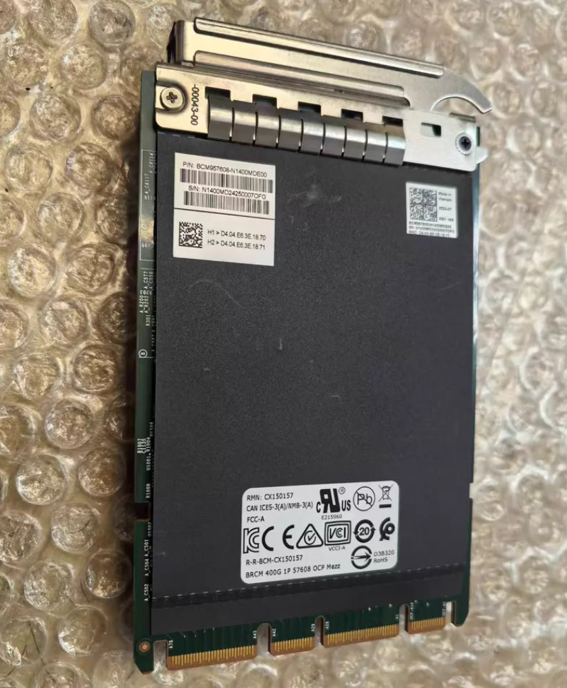 Broadcom BCM957608-N1400MDE00 OCP 400GbEQSFP112-DD NETWORK CARD