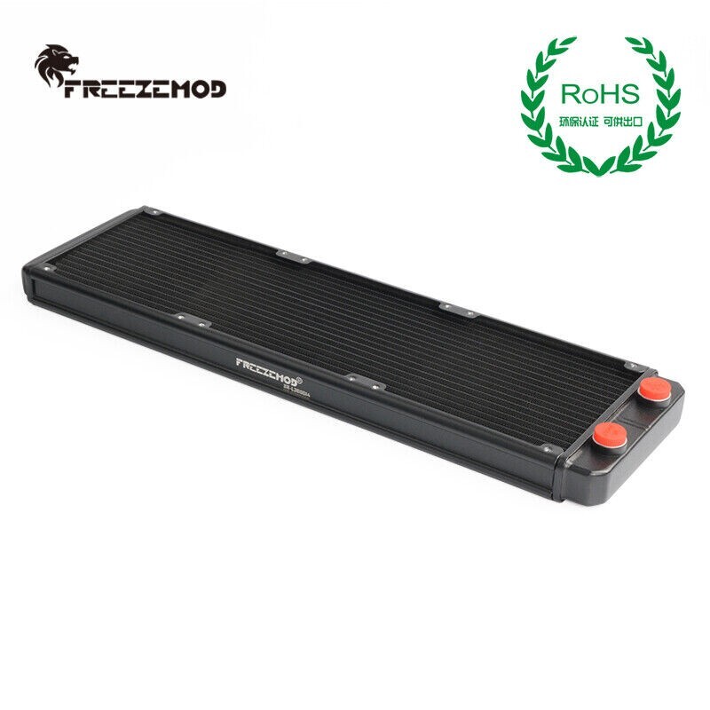 FreezeMod G1/4″ 360mm Aluminum Radiator PC Computer Water Cooling 27mm Thick