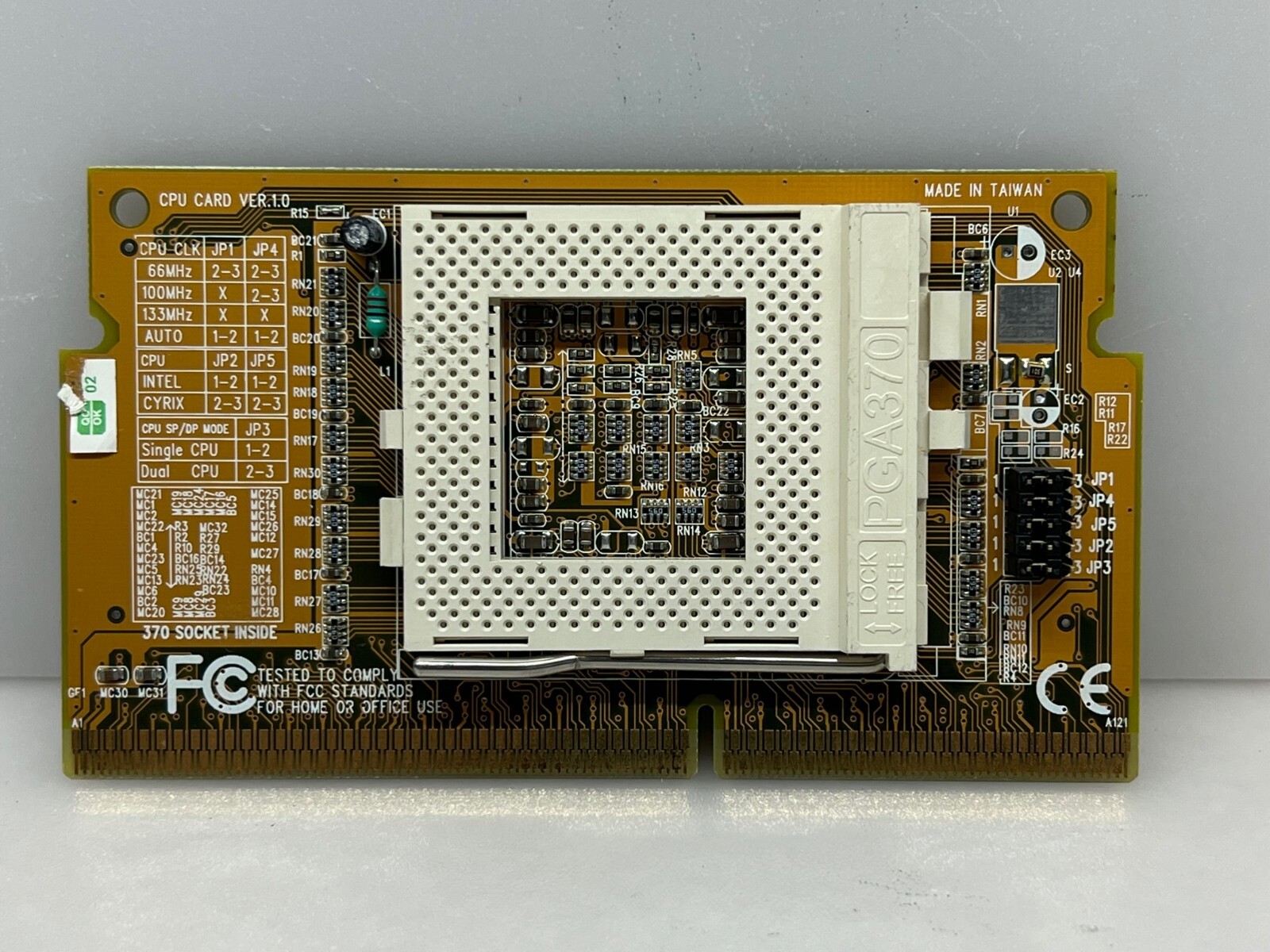 Slot 1 to Socket 370 Adapter Card Free Shipping