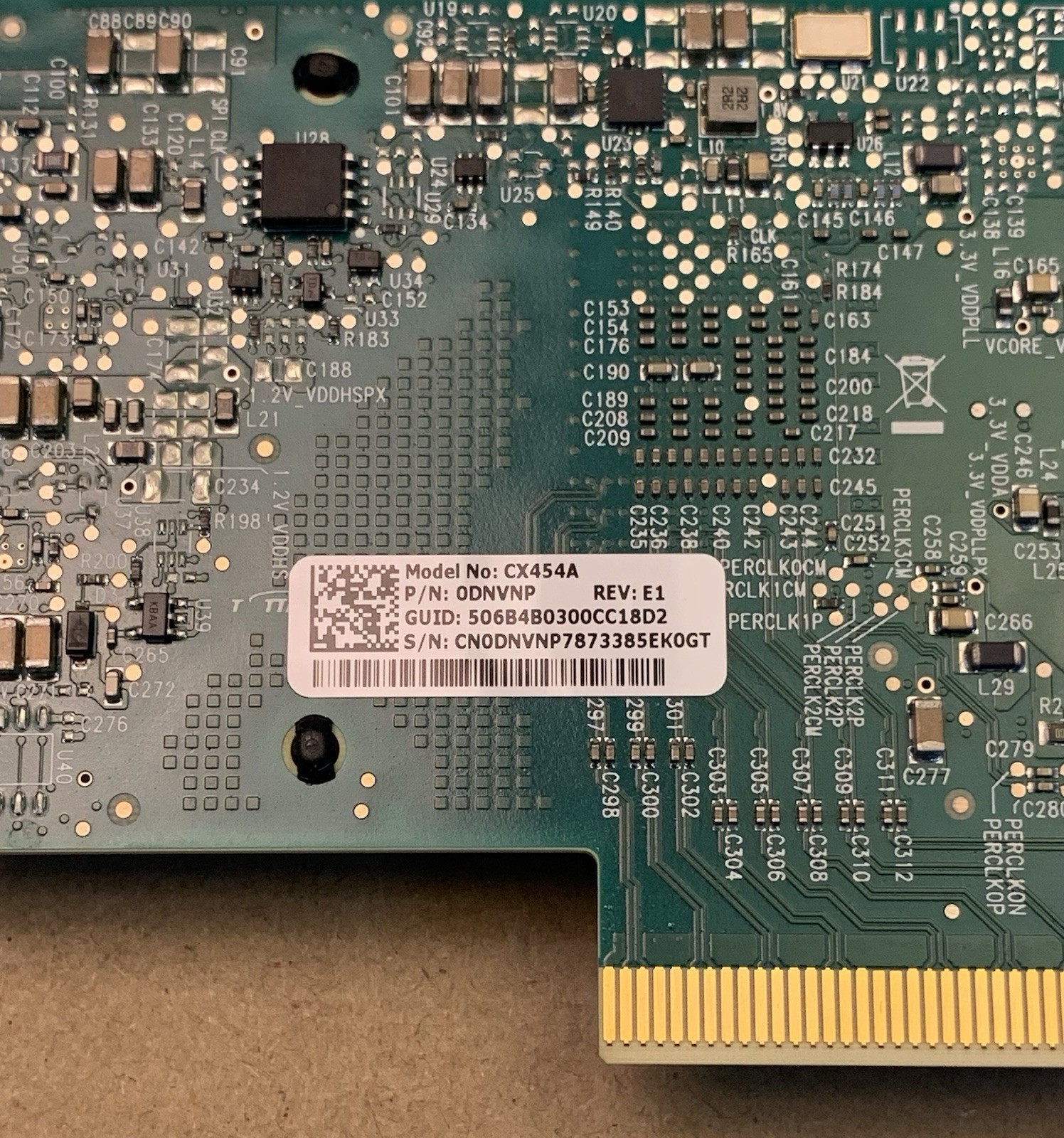 Mellanox CX454A MCX454A-FCAT Connectx-4 FDR+ 40/56Gbe Adapter Card