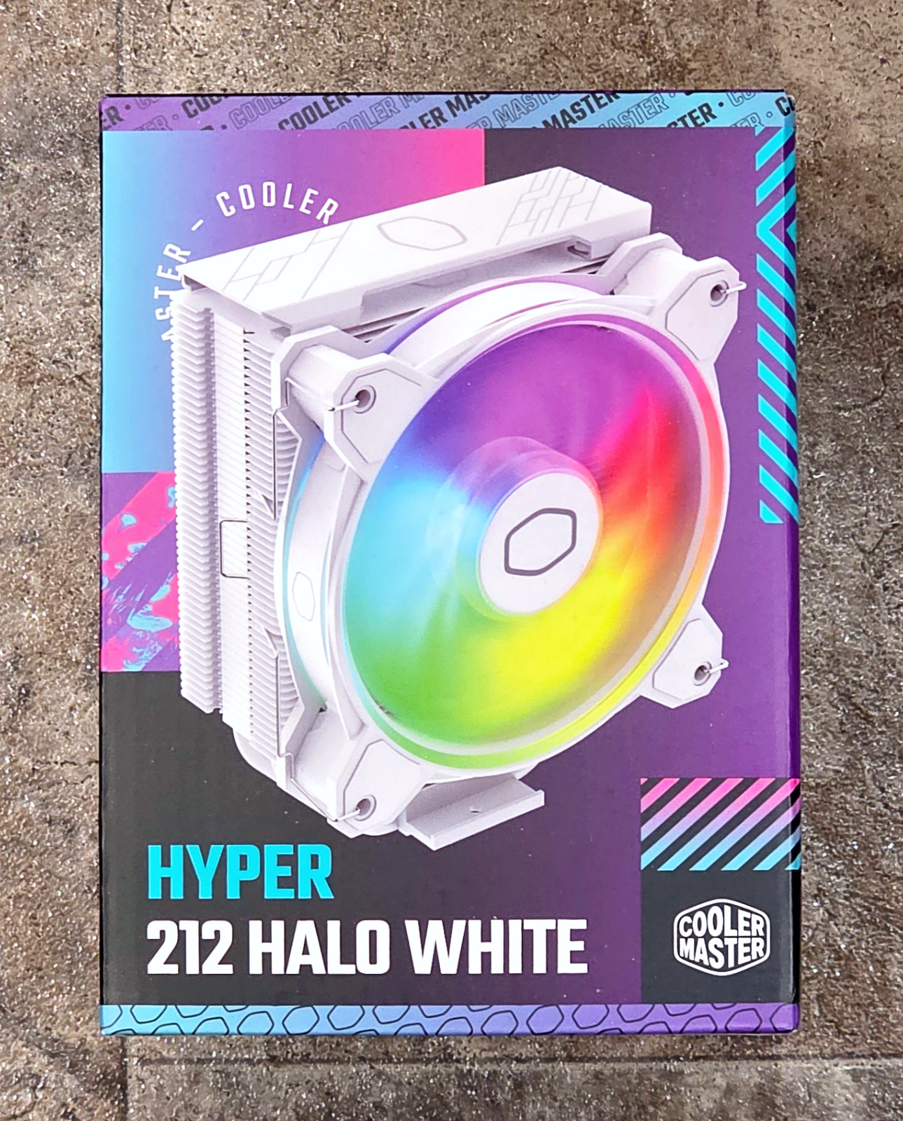 NEW Cooler Master Hyper 212 Halo 120mm CPU Fan with Heatsink – White