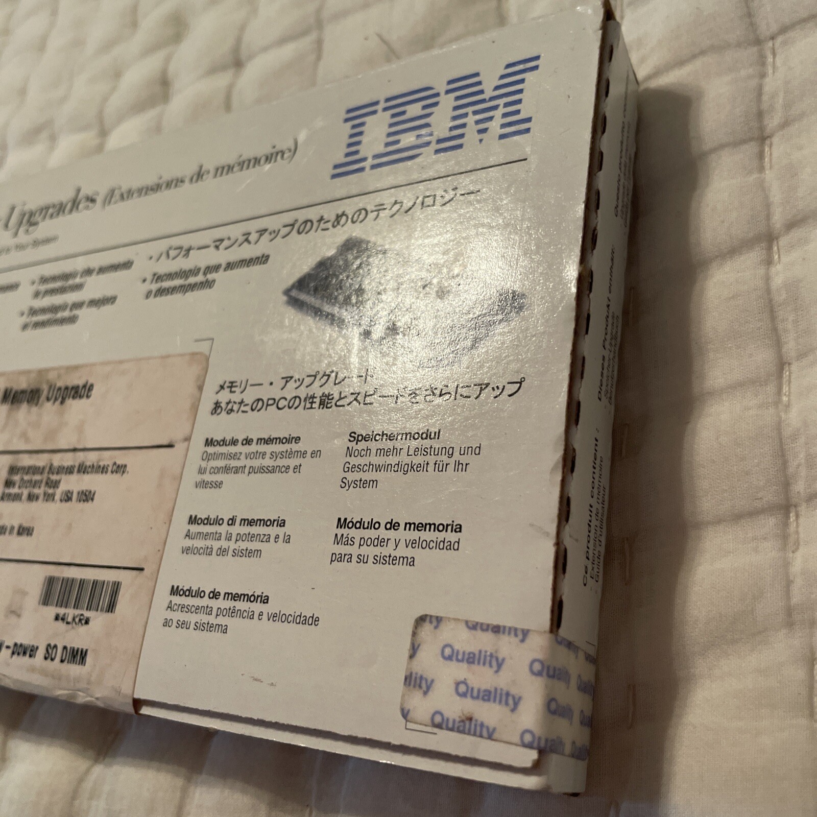 IBM 76H0294 Non-Parity SO DIMM Memory Upgrade 32MB 66MHz 3.3V SDRAM Sealed