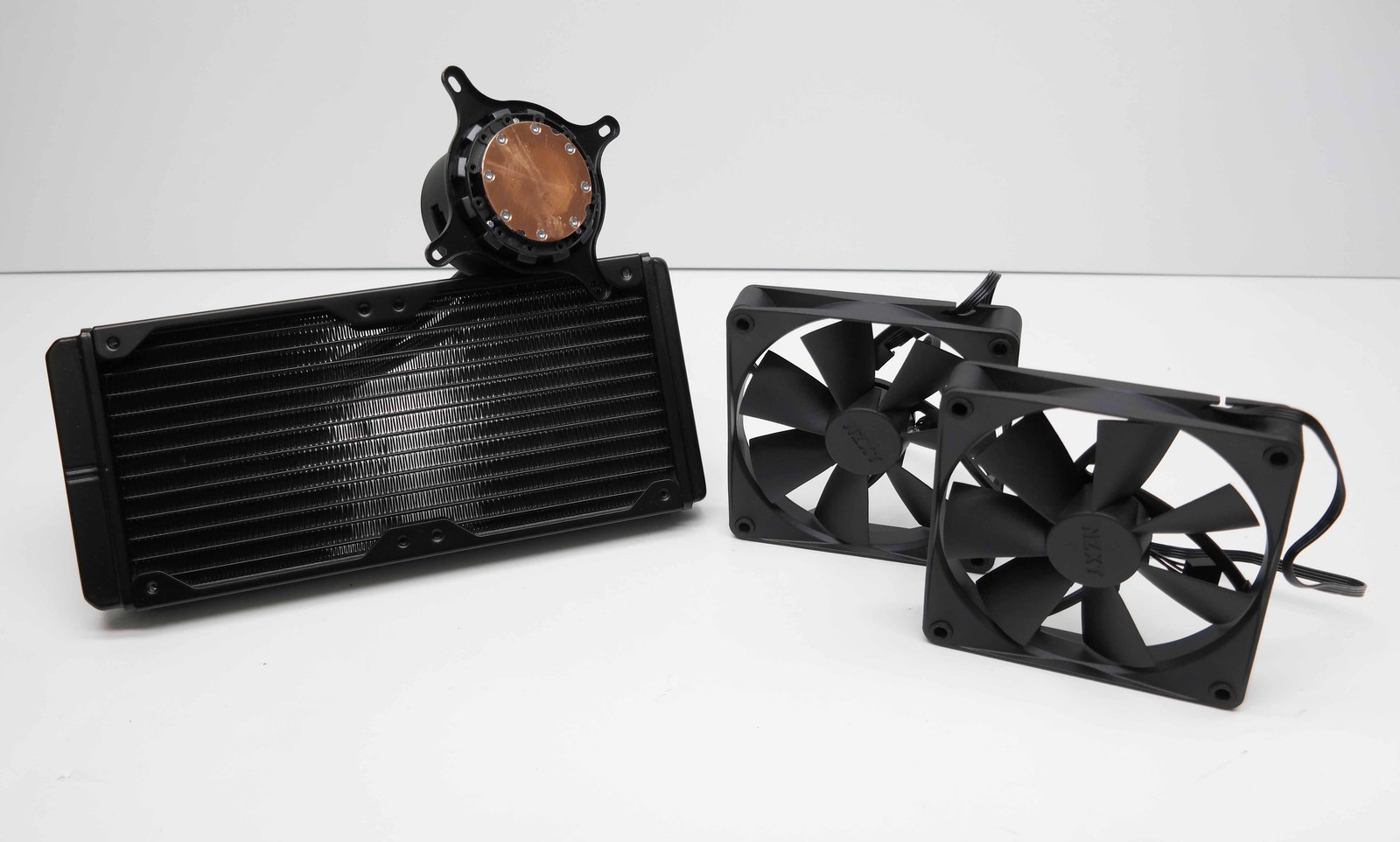 NZXT Kraken 240 2x120mm AiO Liquid CPU Cooler – Matte Black