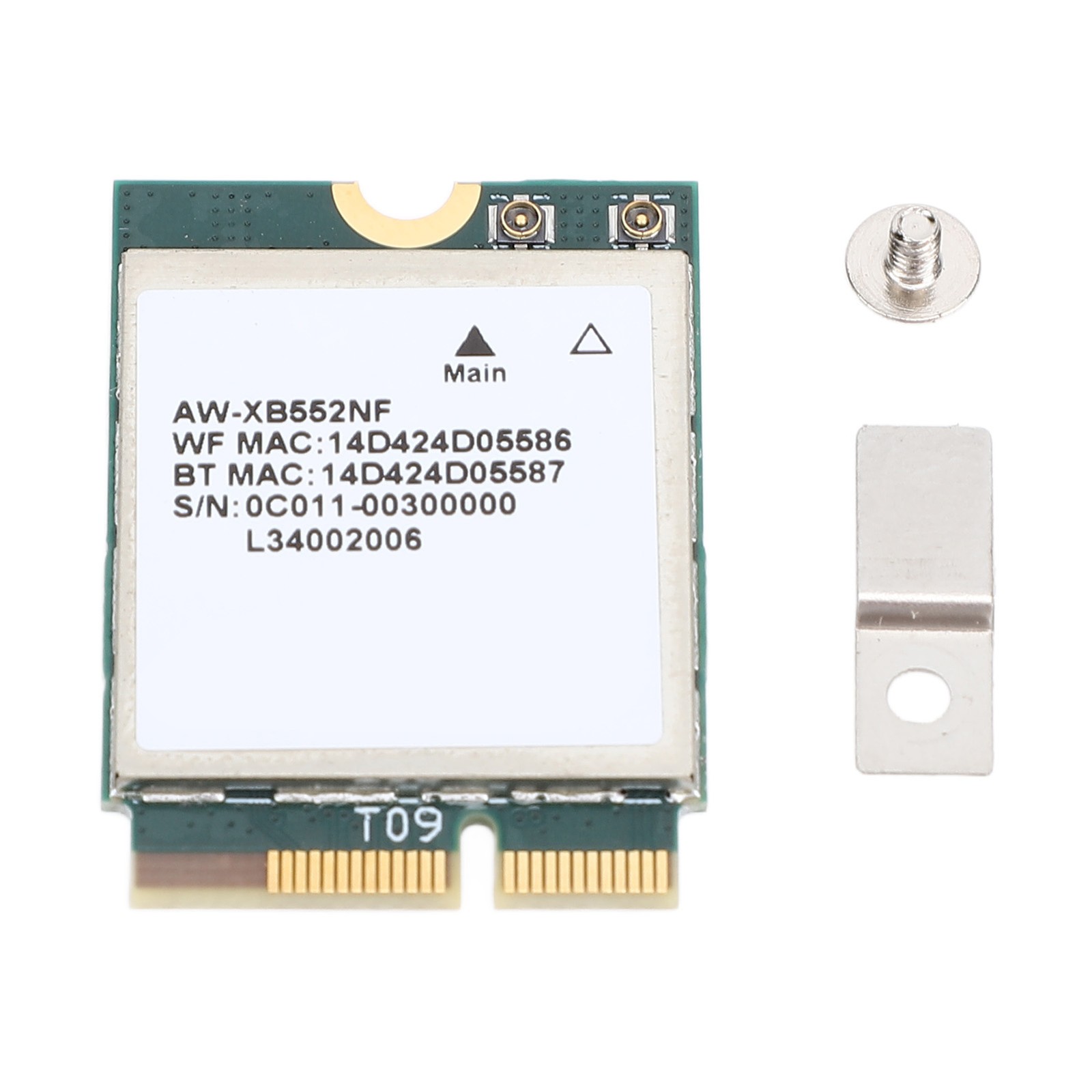 MT7902 Wireless Network Card Module 2400Mbps 2.4GHz 5GHz 6GHz Band Blue HOFA
