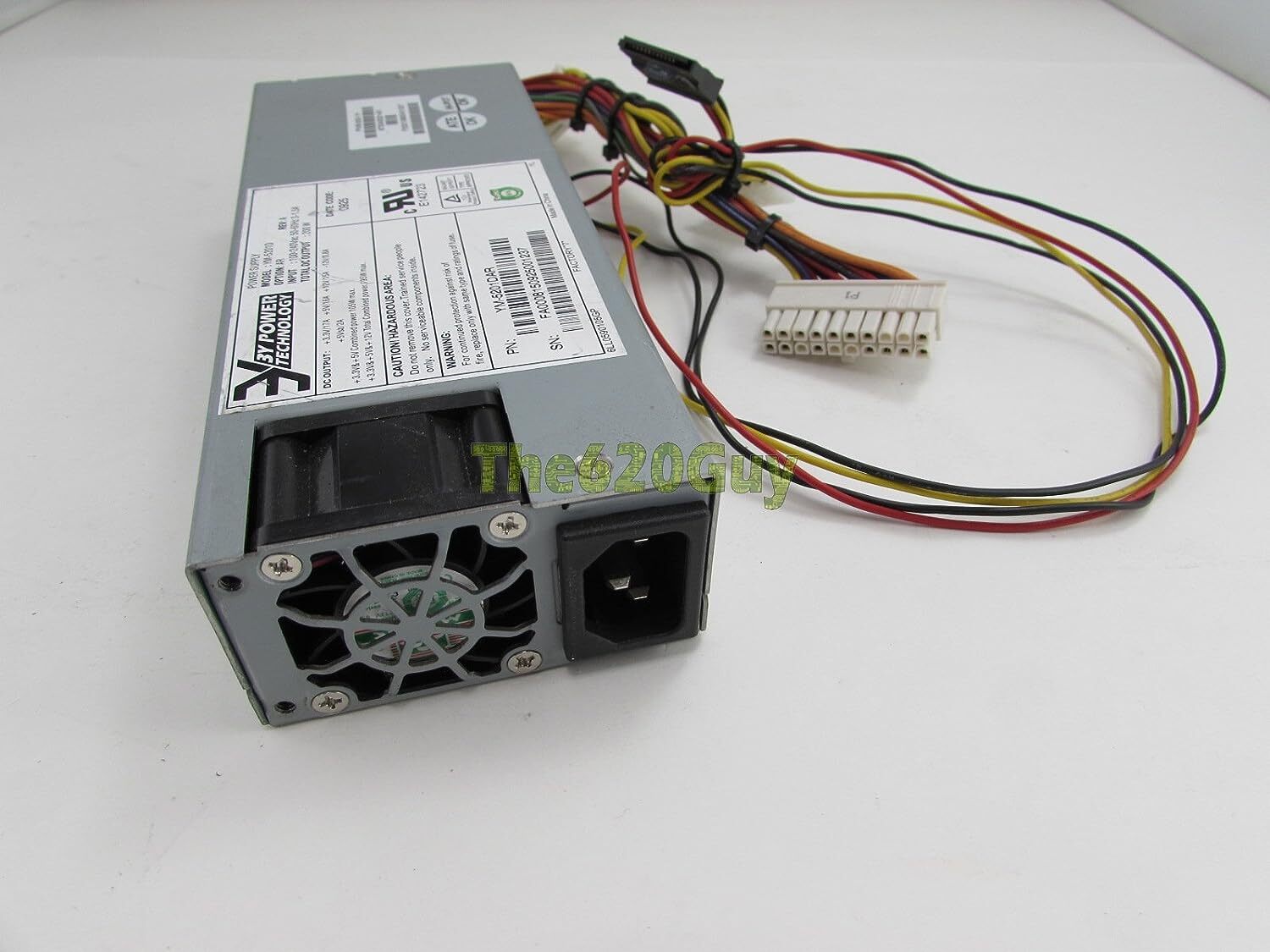 3Y Power Tech YM-5201D AR 200 Watts 200W 1U Server Power Supply PSU PWS-202-1H