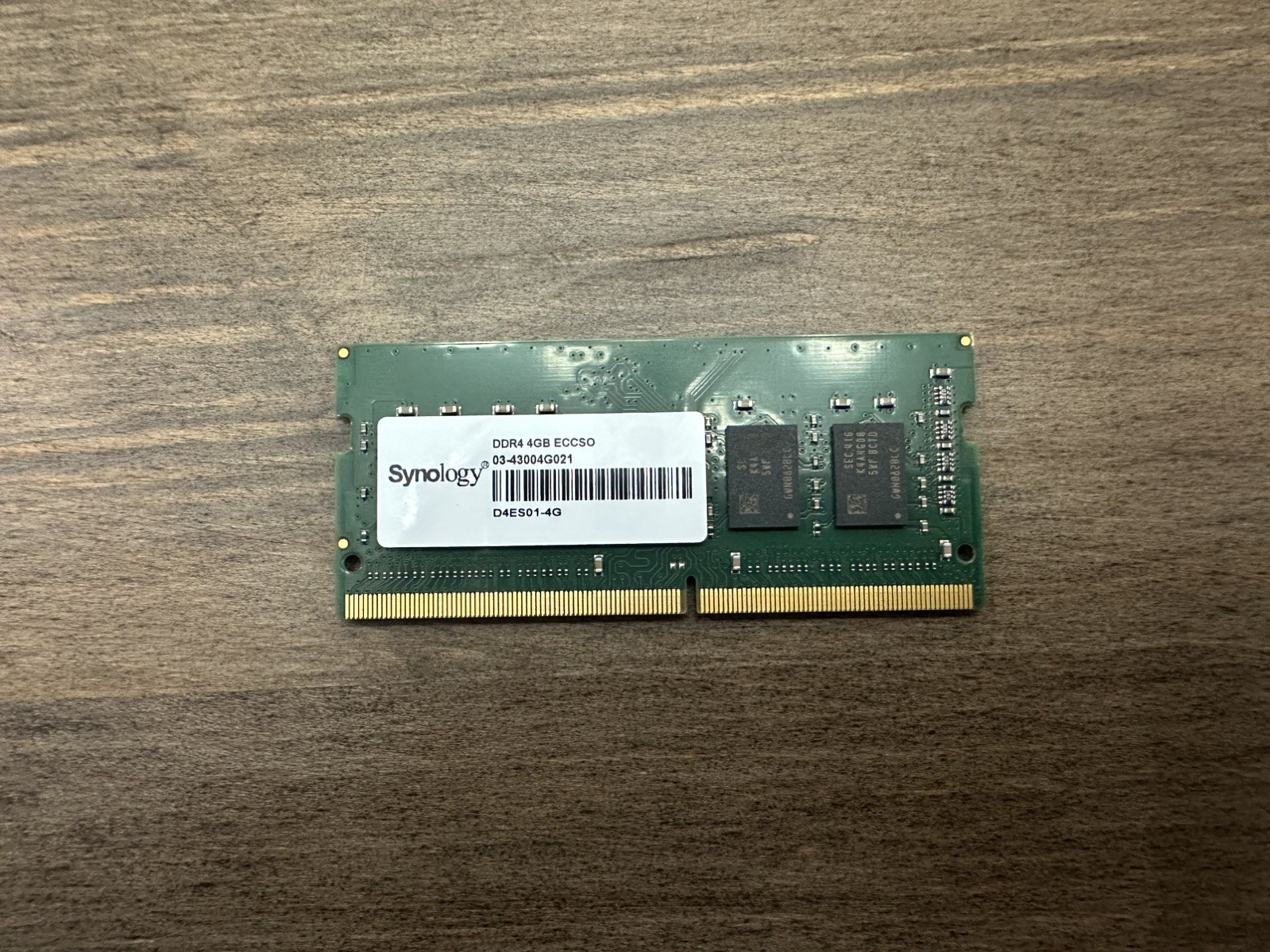 Synology 4GB ECCSO DDR4 RAM, D4ES01-4G