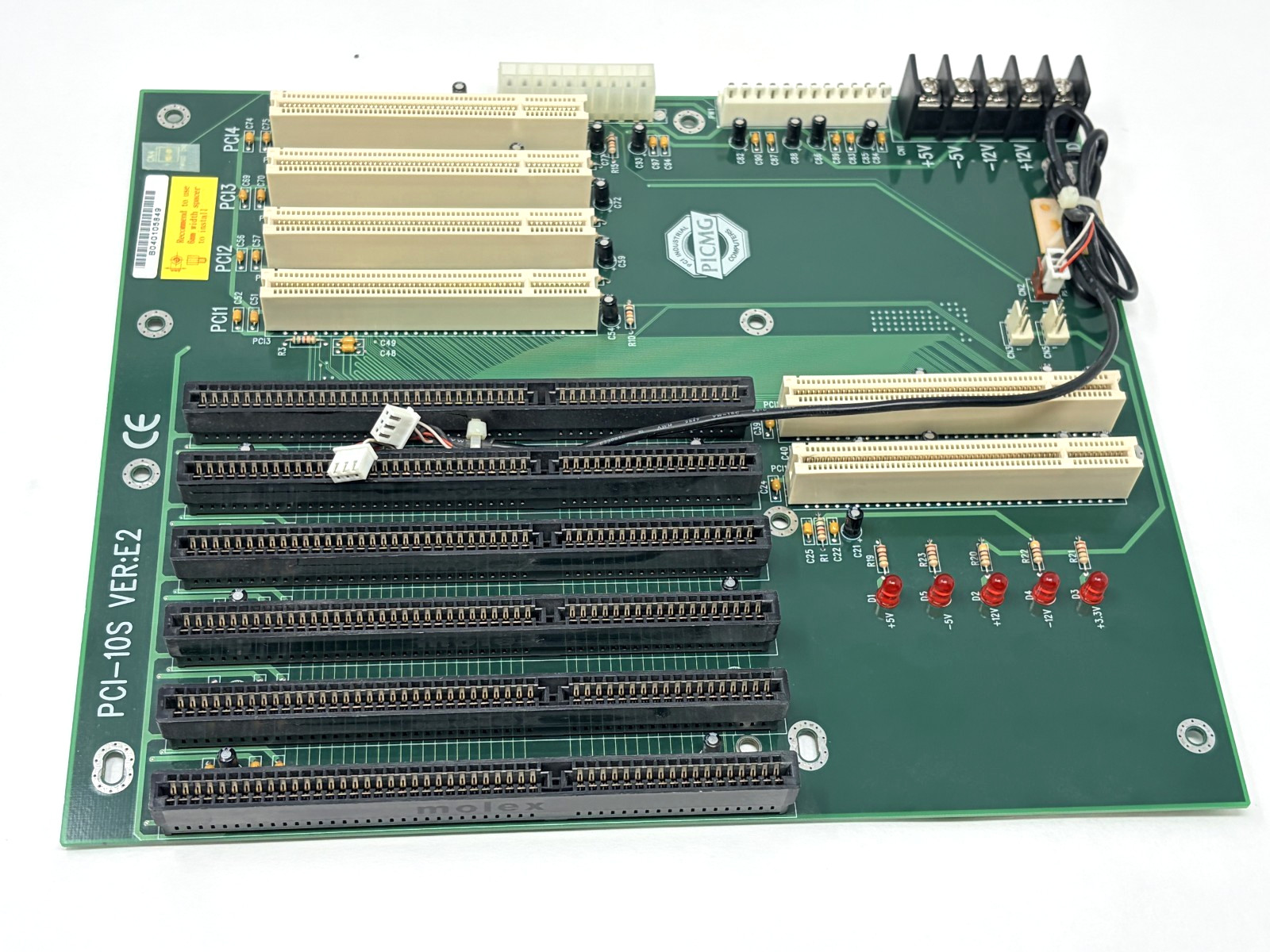 Industrial Motherboard Backplane PICMG PCI BOARD PCI-10S VER E2