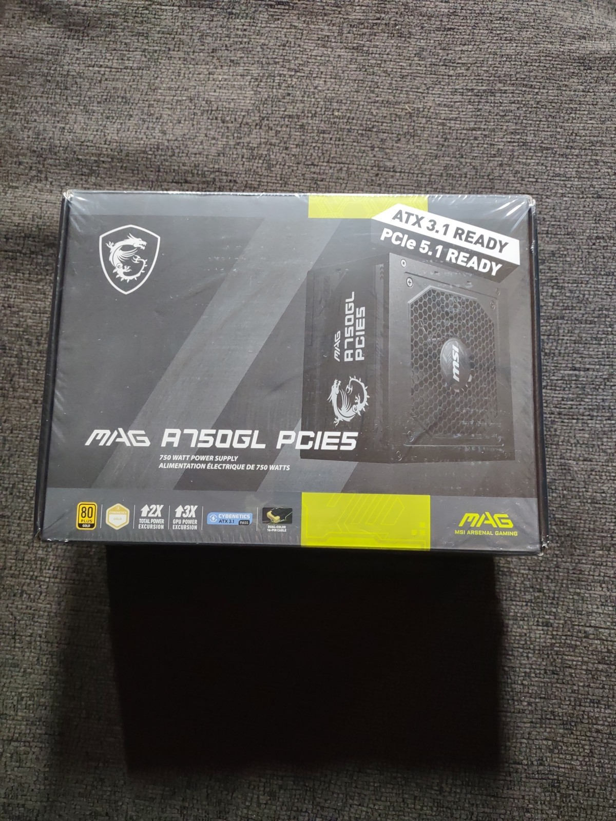 Msi Mag A750gl Pcie 5.1 & Atx 3.1 Gaming Power Supply – Full Modular – 80 Plus