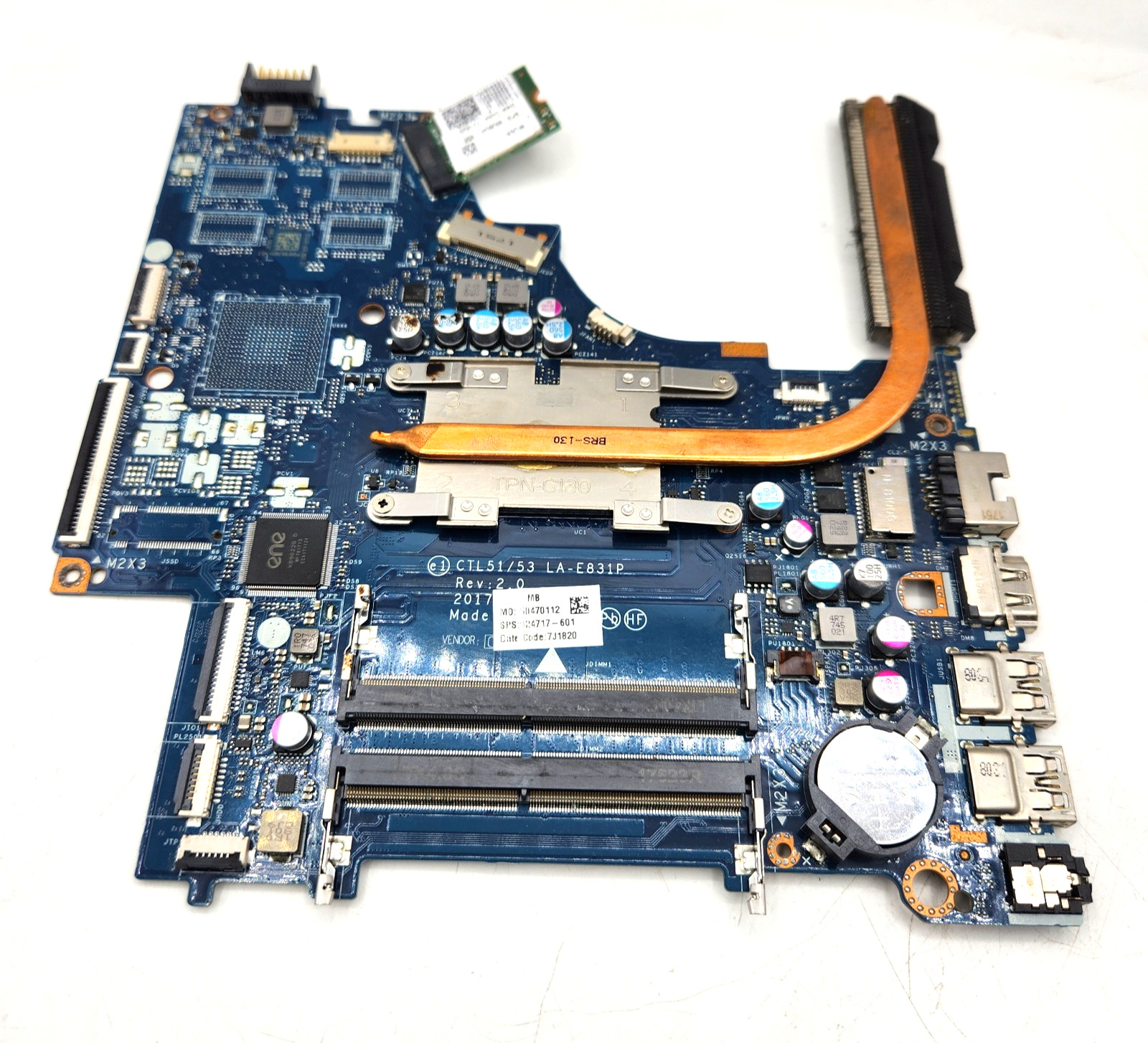 LA-E831P Laptop Motherboard AMD A12-9720P 2.7GHz for HP 15-BW016CY