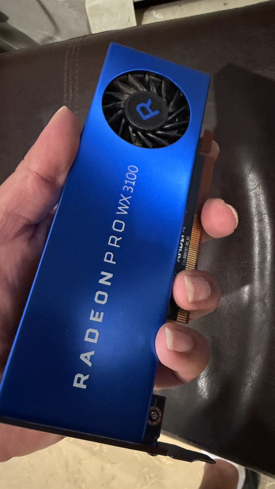 AMD Radeon Pro WX 3100 4GB GDDR5 Low Profile. Full size bracket.