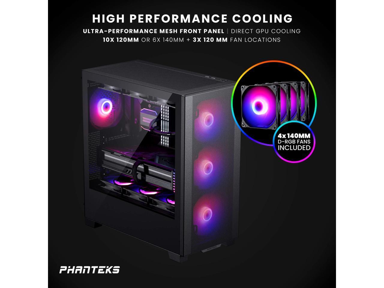 Phanteks XT Pro Ultra Mid-Tower Gaming PC Case 4x M25-140 Fans Included