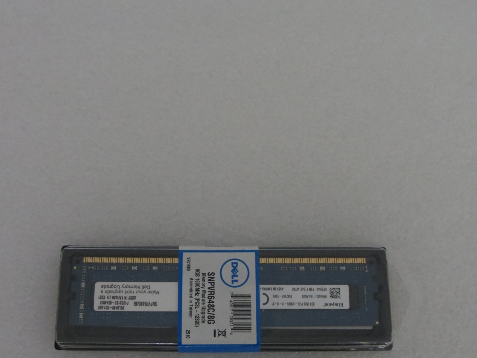✅ Dell SNPVR648C/8G 8GB PC3L-12800 DDR3 None ECC DIMM Memory Brand New
