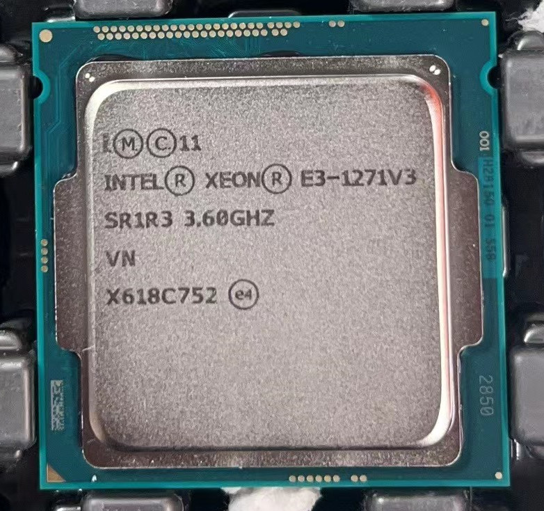 Intel Xeon E3-1271 v3 Processor LGA 1150 Quad- Cores 22nm 80W TDP Work perfect