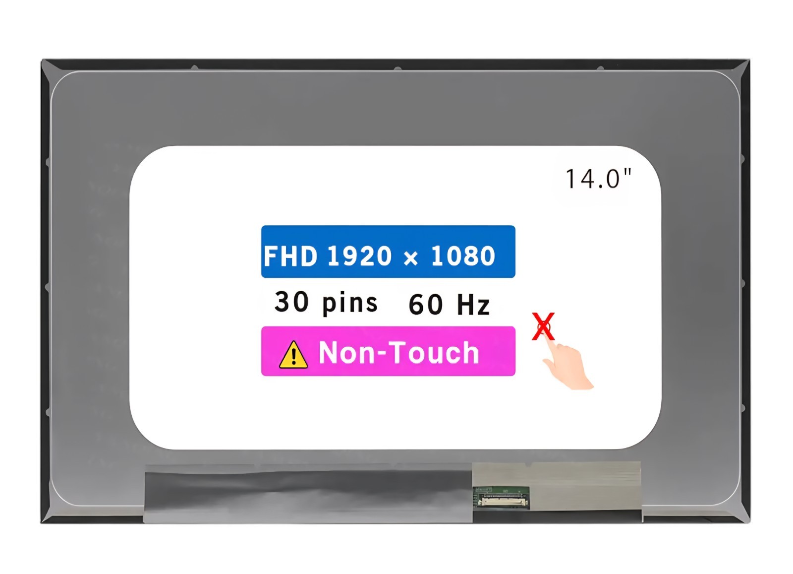 14″ for HP Probook 445 FHD 1920×1080 30 Pin Non-Touch Screen LCD Display Panel