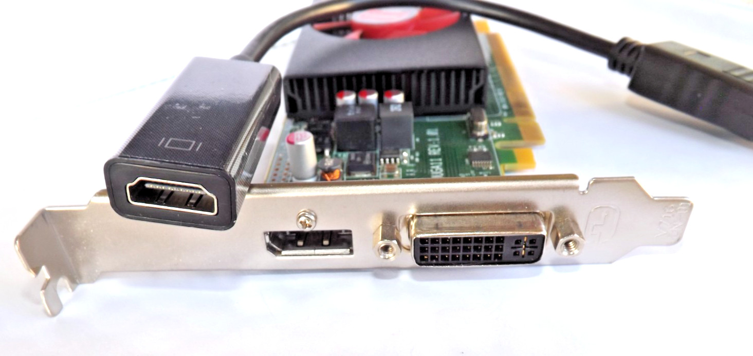 HDMI – DVI – DP ✔️ SFF ✔️ 1GB Video Card PCI-E x16✔️DELL HP✔️ High Profile