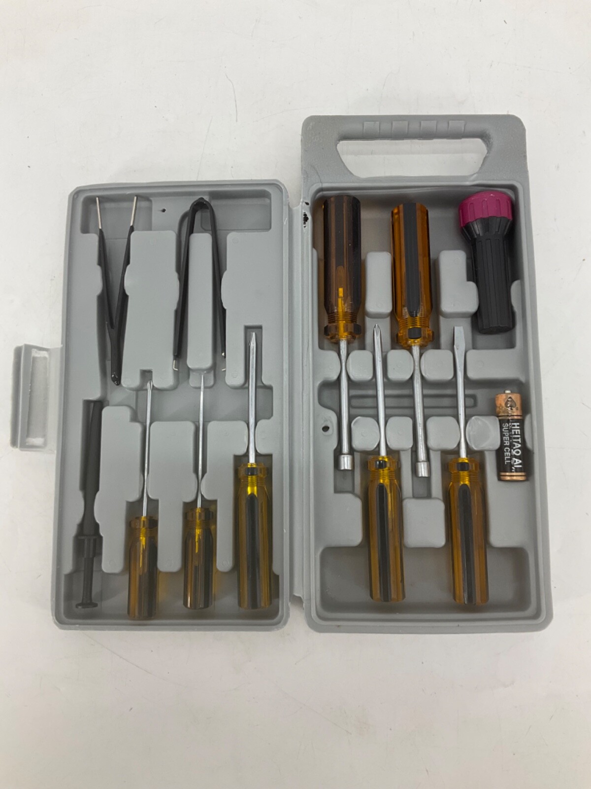 RARE Vintage Curtis Esselte 11 PIECE Computer Tool Kit with Hard Plastic Case