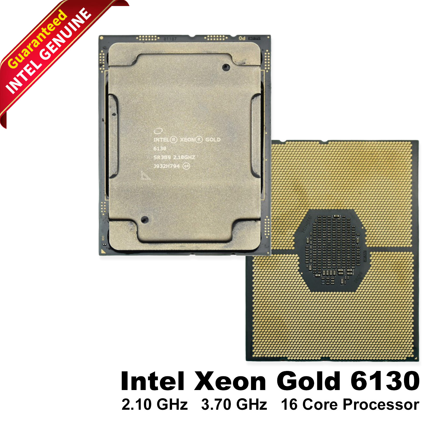 Intel Xeon Gold 6130 2.1GHz 16-Core CPU – 3.7GHz Turbo SR3B9 – High Performance