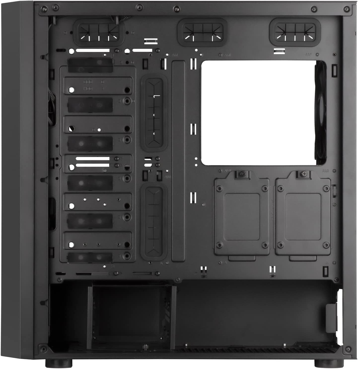 SilverStone Technology SETA H1 E-ATX Tower case with Two 160mm Front Fans