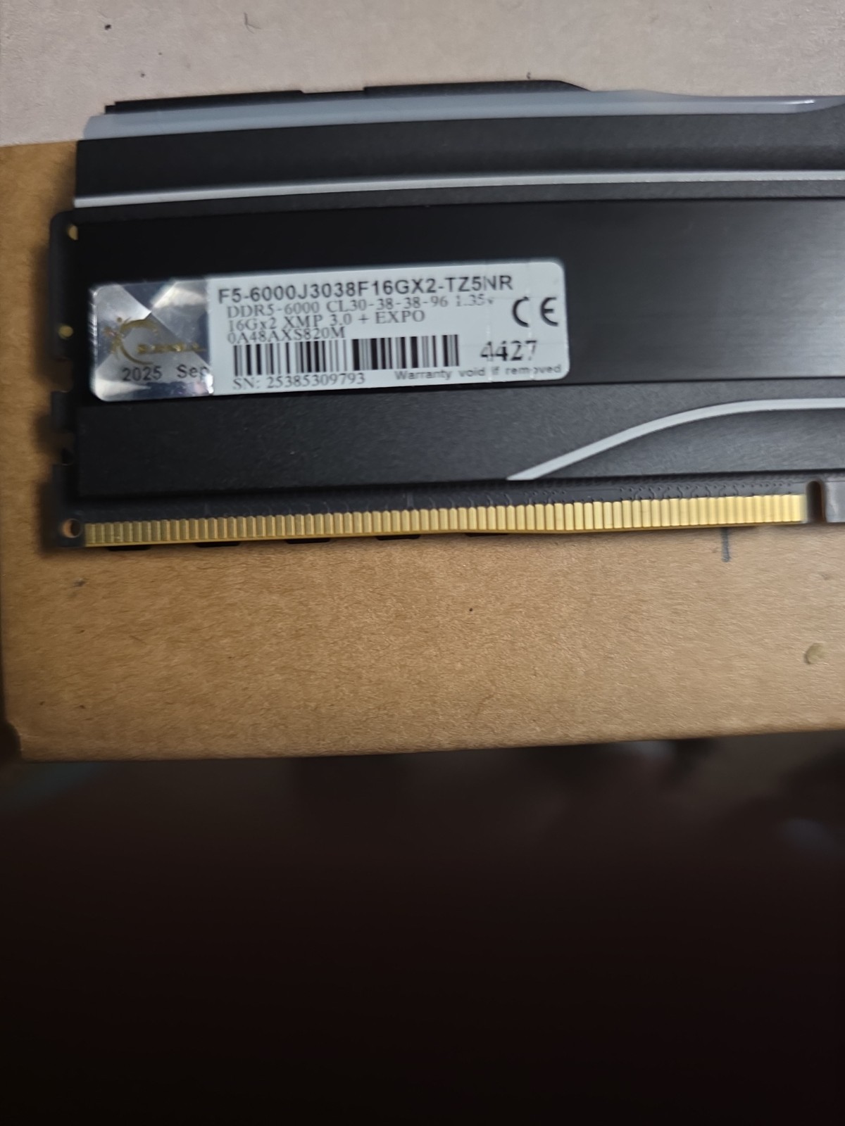 g.skill trident z5 neo rgb ddr5-6000 16GB