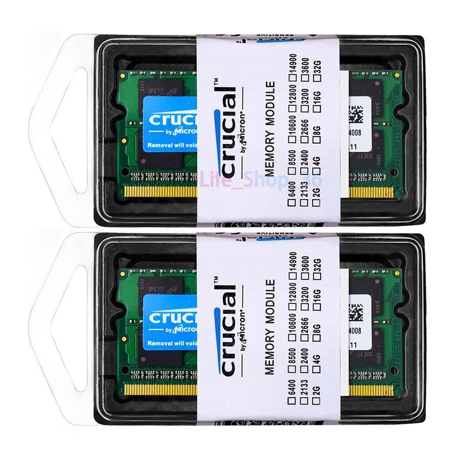 Crucial 4GB 8GB 16GB DDR3L 1333 1600 1866 MHz 204Pin 1.35V SO-DIMM Laptop Memory