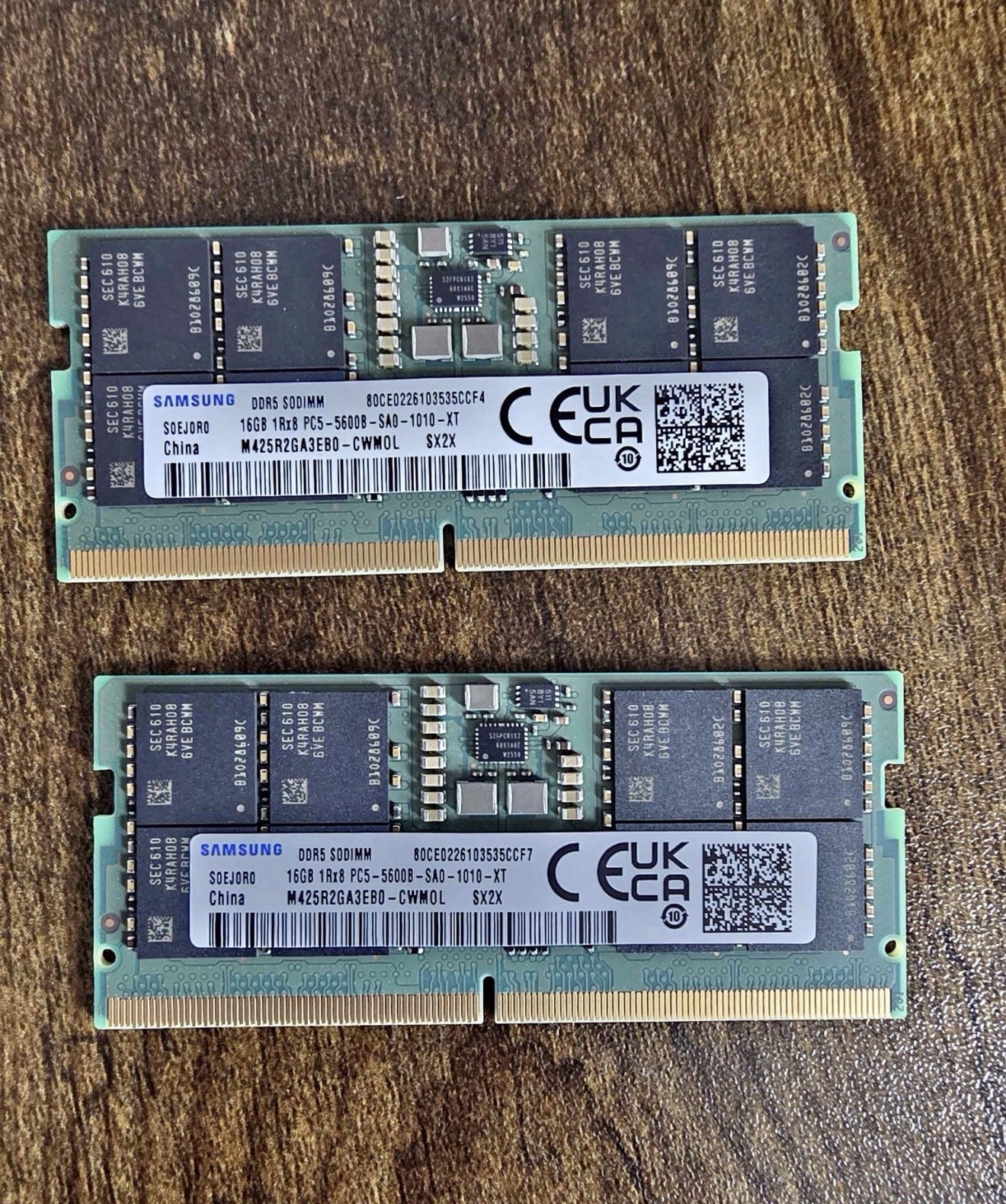 Samsung DDR5 SODIMM 32GB (2 x 16GB) PC5-5600B-SA0-1010 M425R2GA3PB0