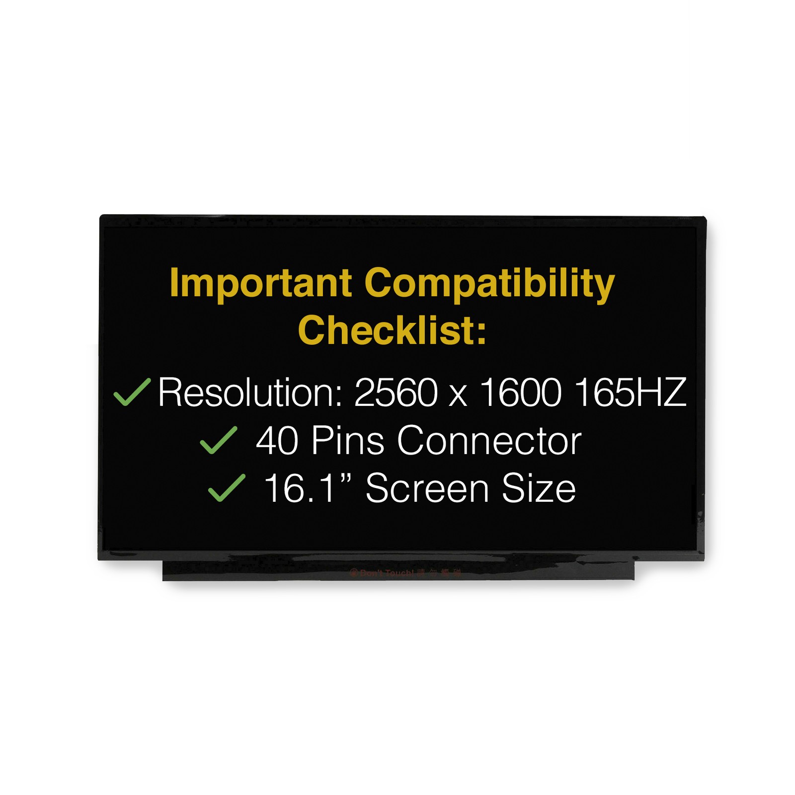 ASUS TUF A16 FA607 WQXGA Screen Replacement LCD Display With Tools