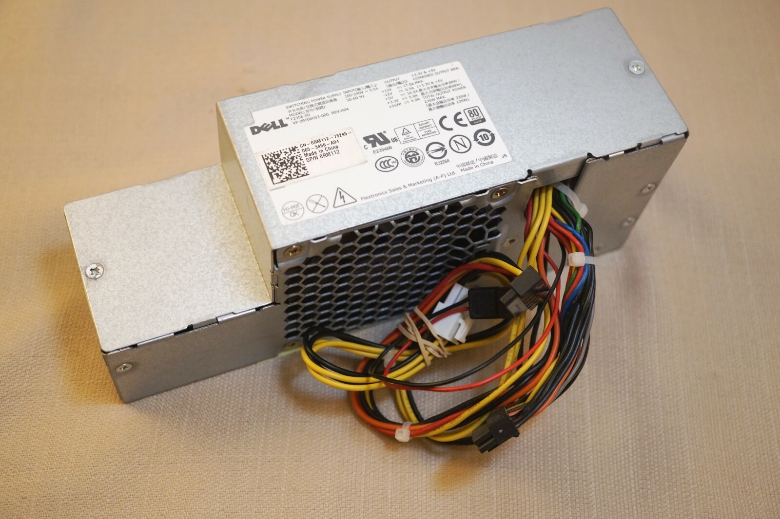 DELL OPTIPLEX 760 780 960 SFF 235W POWER SUPPLY F235E-00 VP-09500053-000 RM112