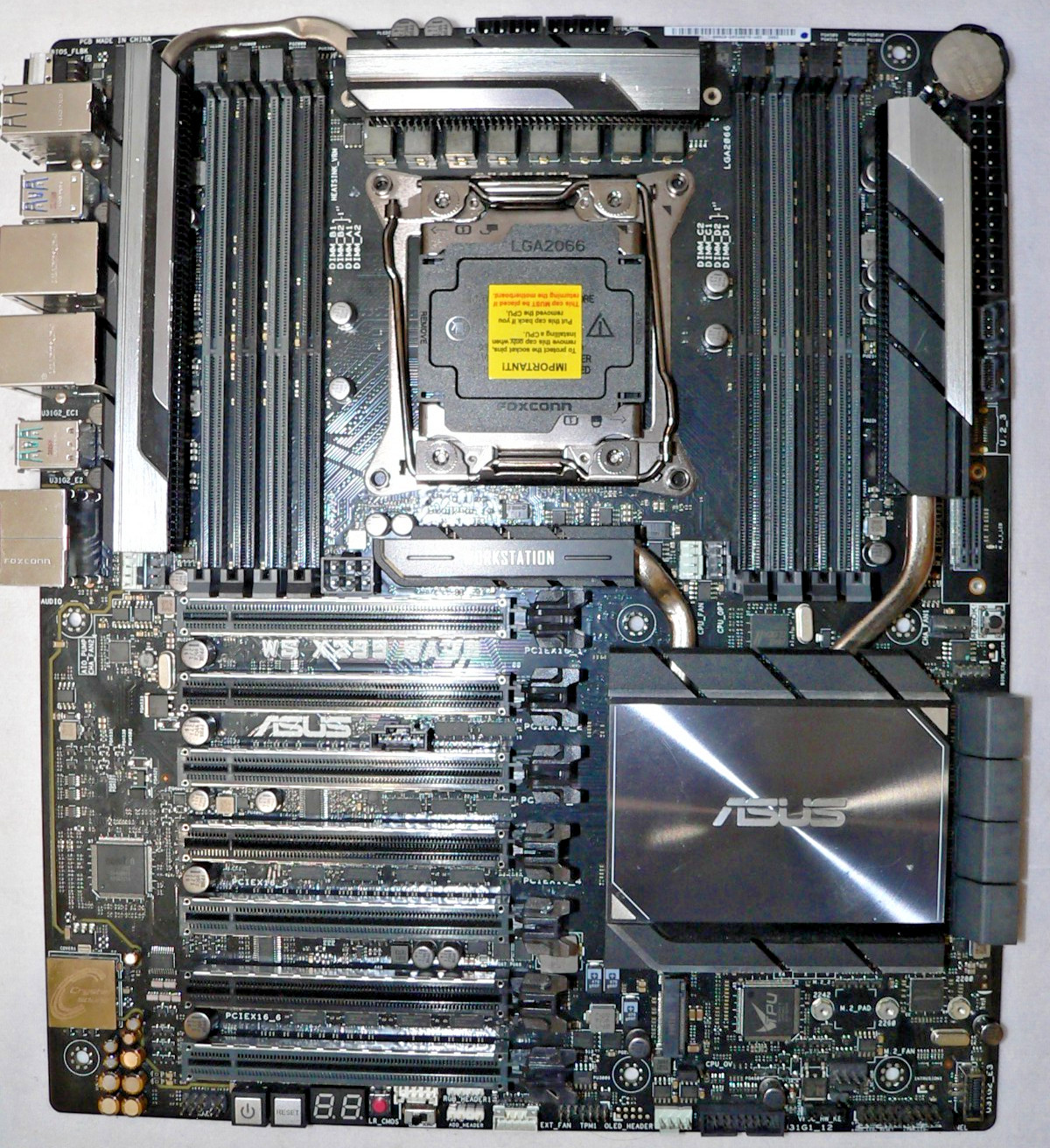 Asus WS X299 SAGE LGA2066 DDR4 M.2 U.2 USB 3.1 Type-C Dual Gb LAN Motherboard