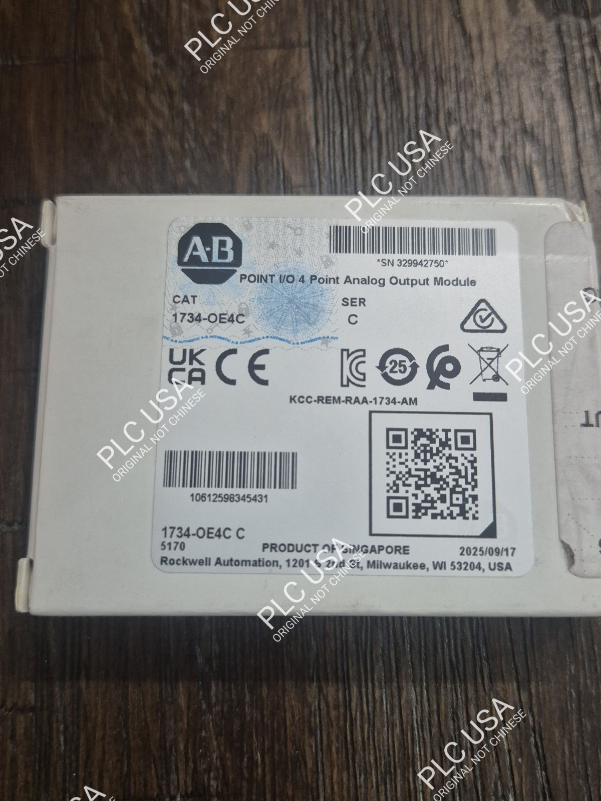 New Allen-Bradley 1734-OE4C POINT I/O Analog PLC Output Module, “USA SELLER”