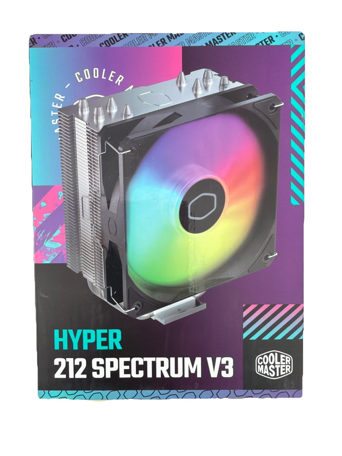 Cooler Master Hyper 212 Spectrum V3 ARGB CPU Cooler Fan – 120mm AM4/AM5 LGA 1700