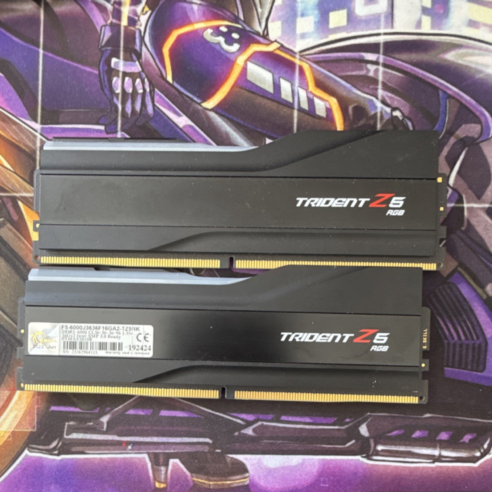 G.SKILL Trident Z5 RGB DDR5-5600 DIMM 32GB (2x16GB) Intel XMP 3.0 Ready RAM