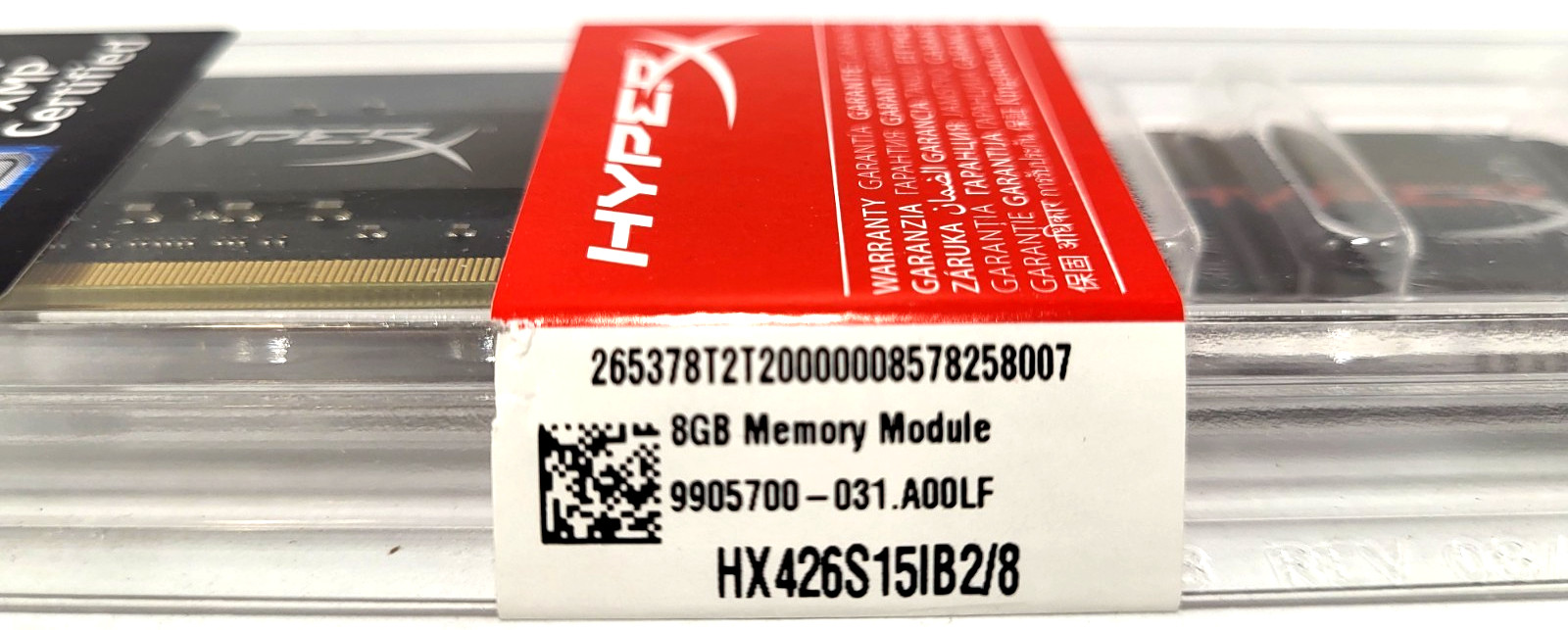 Kingston HyperX Impact 8GB DDR4-2666 SODIMM Memory HX426S15IB2/8 *NEW*
