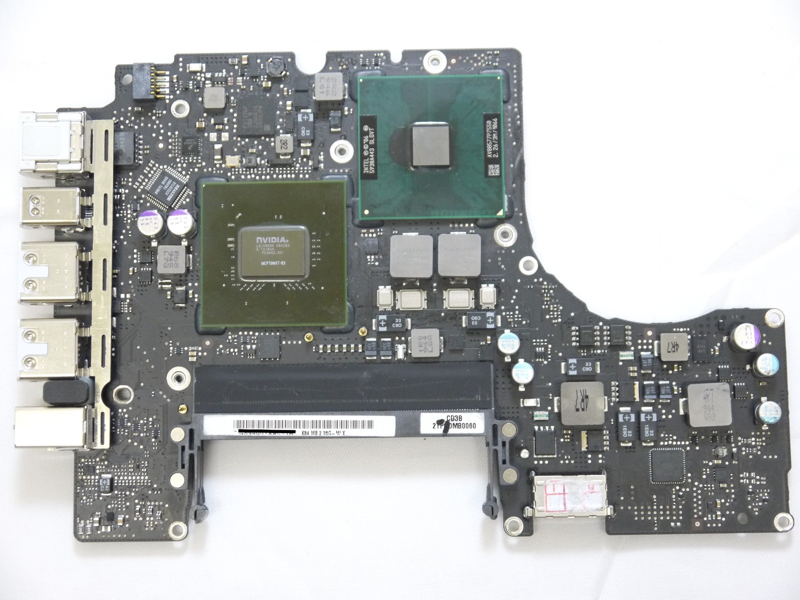 Apple Macbook Unibody 13″ A1342 2009 2.26GHz Logic Board 820-2567-A 661-5395