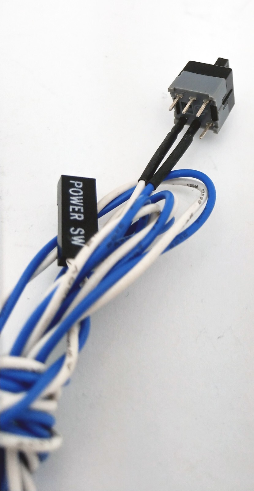 New PC Case Front Panel On/Off Switch Power Push Button Cable to ATX Motherboard