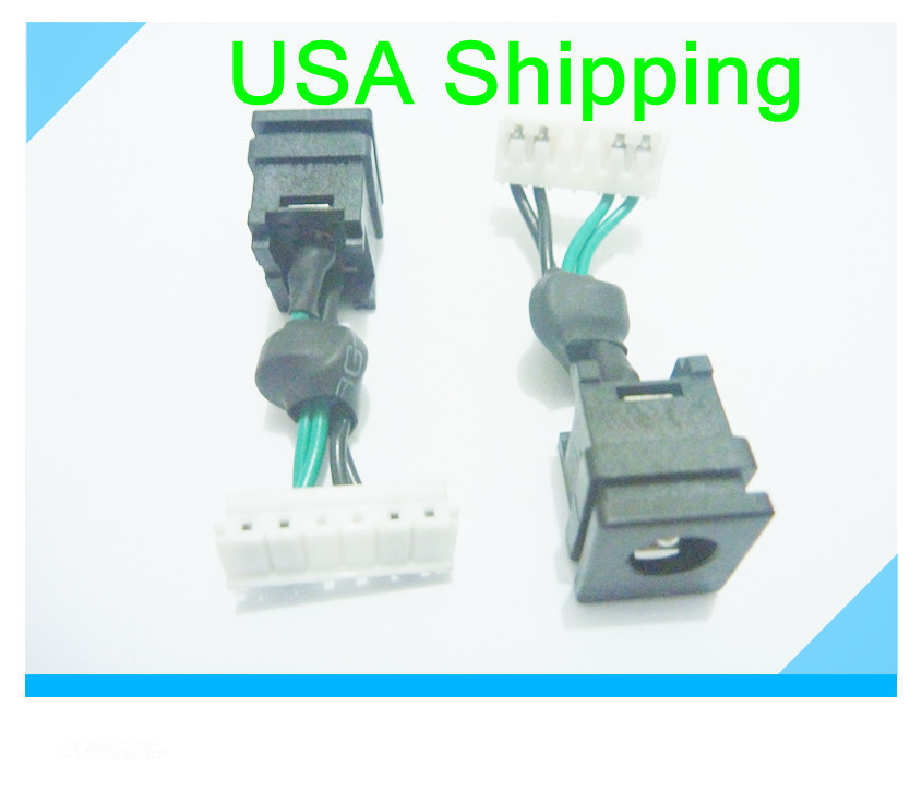 Original DC IN power jack cable for Toshiba Qosmio F40 F45 plug in charging port