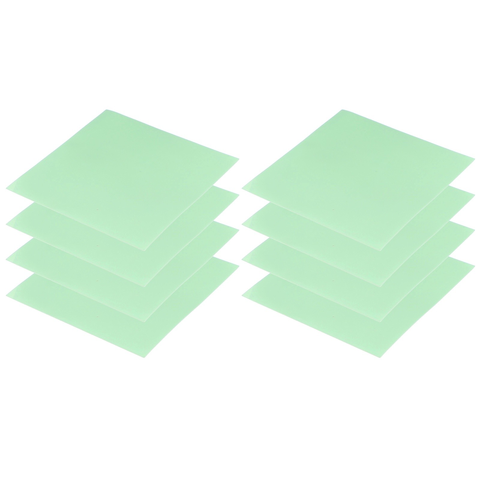 8 Pcs Thermal Pads 100x100x0.5mm for CPU GPU M.2 SSD NVMe Green