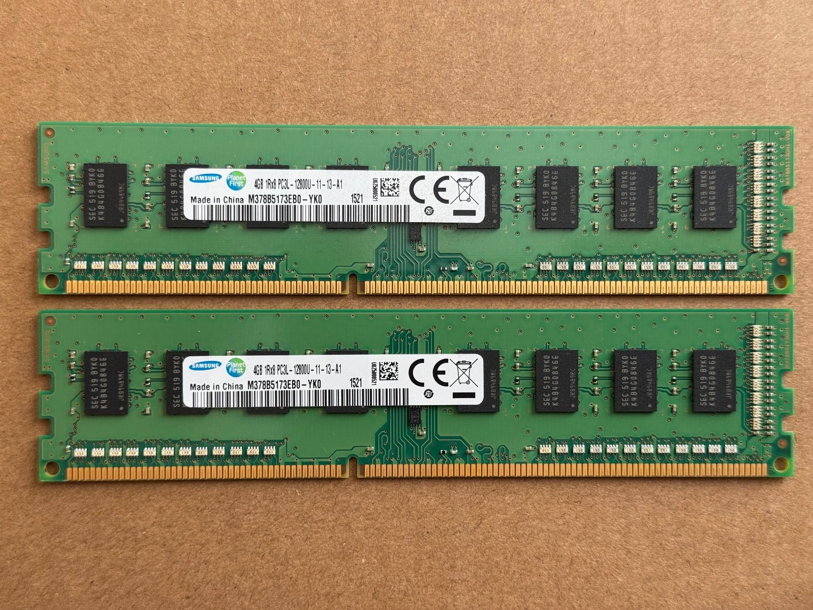 Samsung 8GB (2x4GB) DDR3L PC3L 1600MHz Desktop RAM Memory | M378B5173EB0-YK0 |