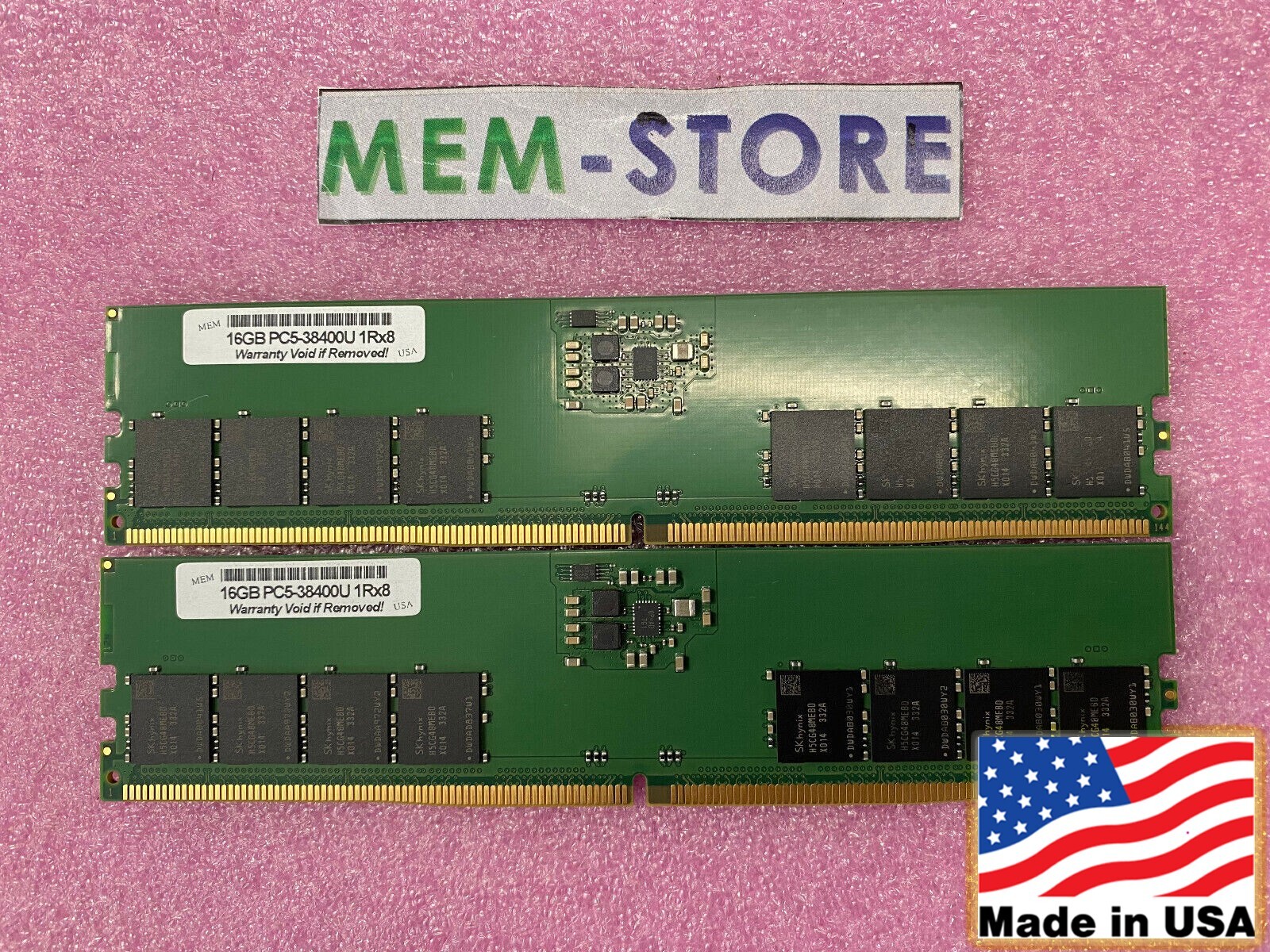 32GB 2x16GB Hynix IC DDR5 4800 MHz UDIMM RAM ASRock H610M-H2/M.2 D5 Motherboard