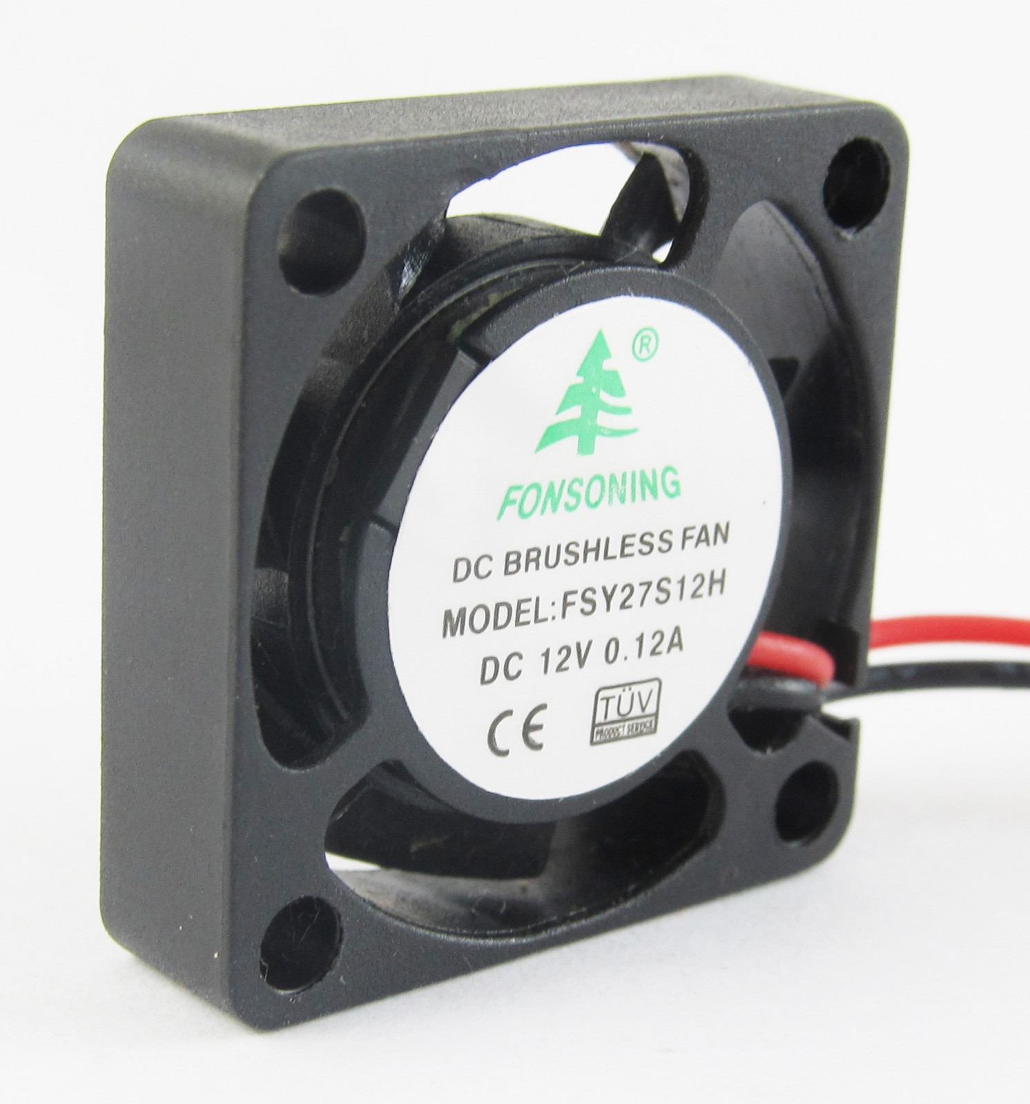 200pcs Mini Brushless DC Cooling Fan 25x25x7mm 25mm 2507 12V 0.12A 7 blades 2pin