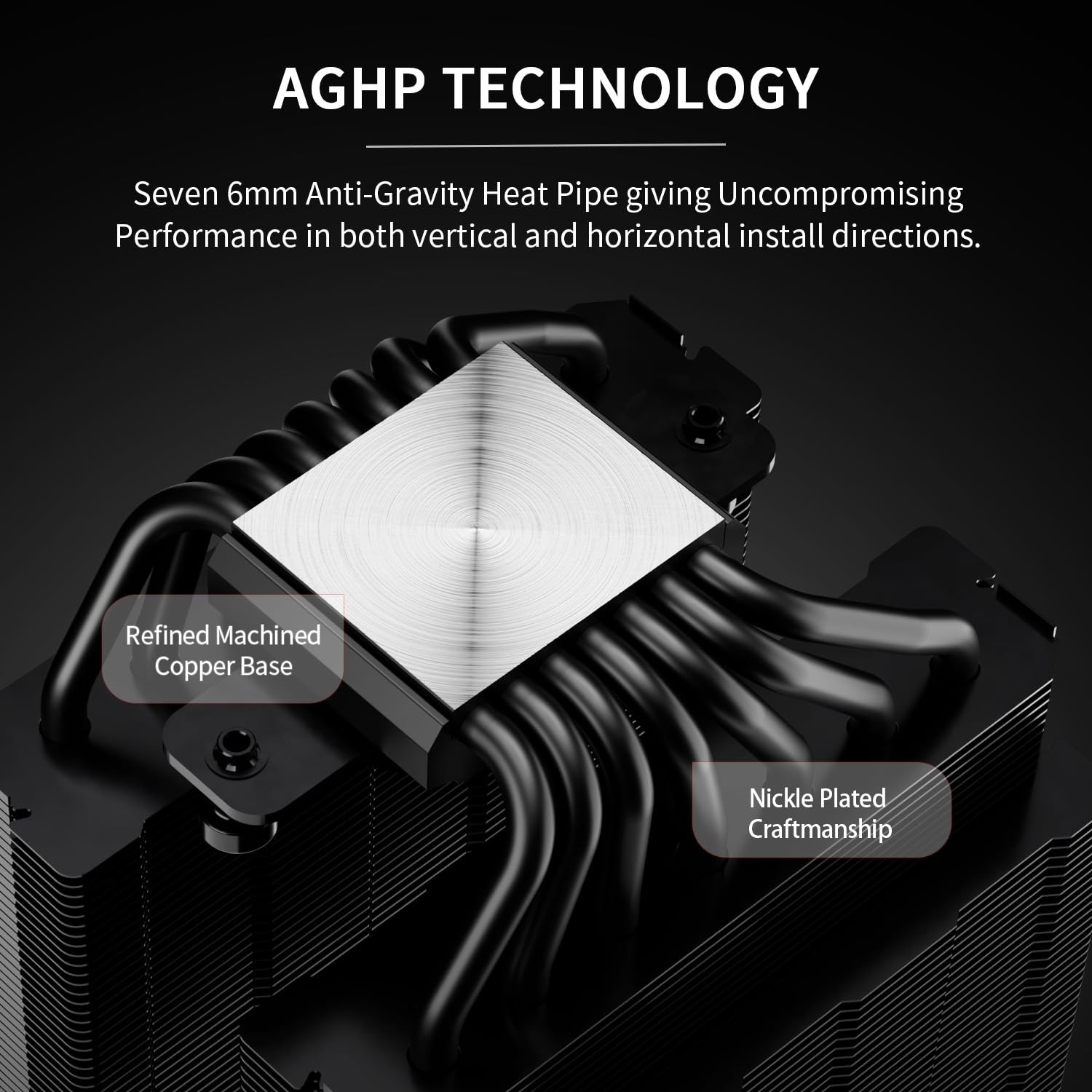 Thermalright Phantom Spirit 120 Vision EVO CPU Air Cooler, Twin Tower Black