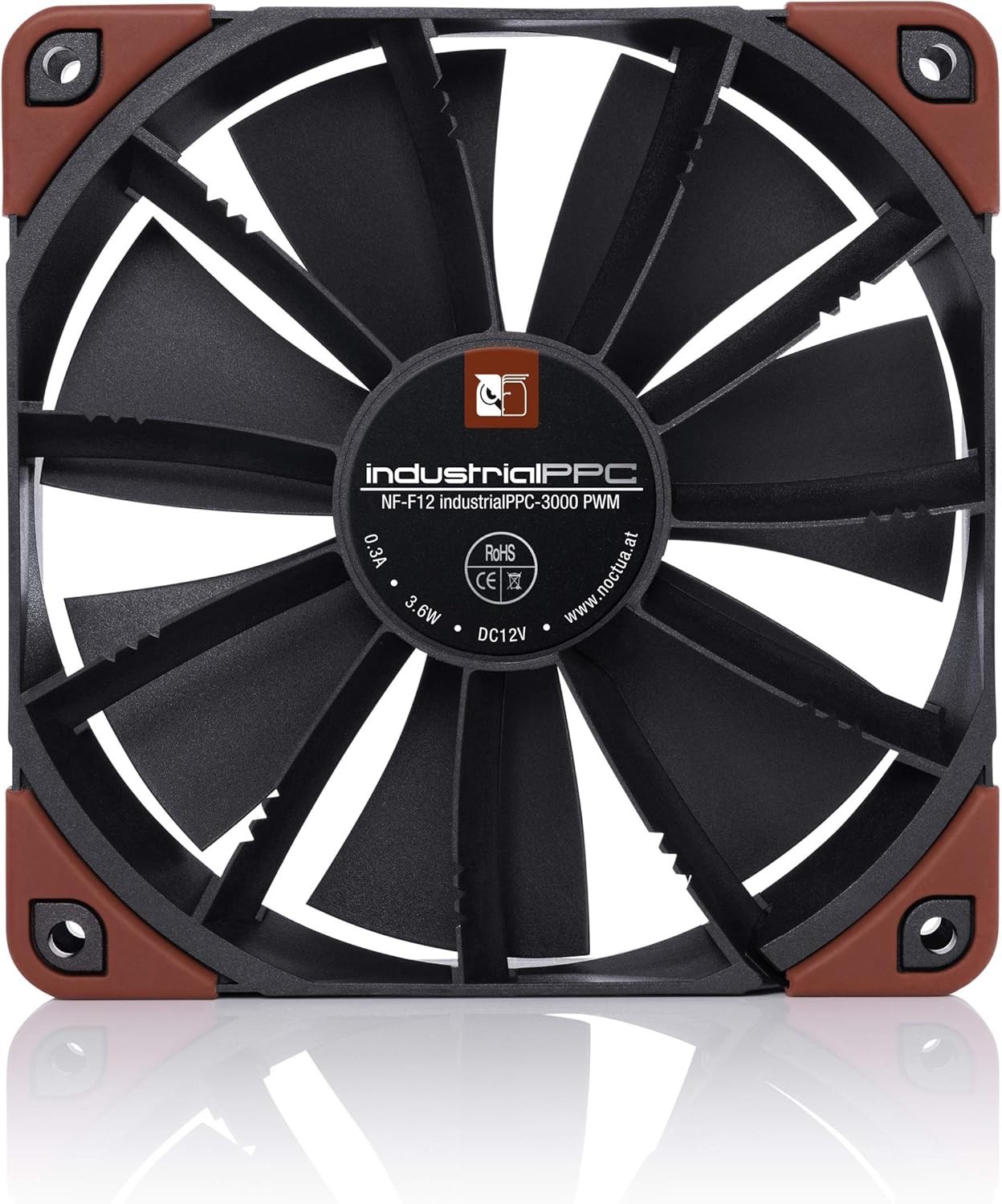 High-Performance NF-F12 iPPC 3000 RPM Cooling Fan – 4-Pin with Protection