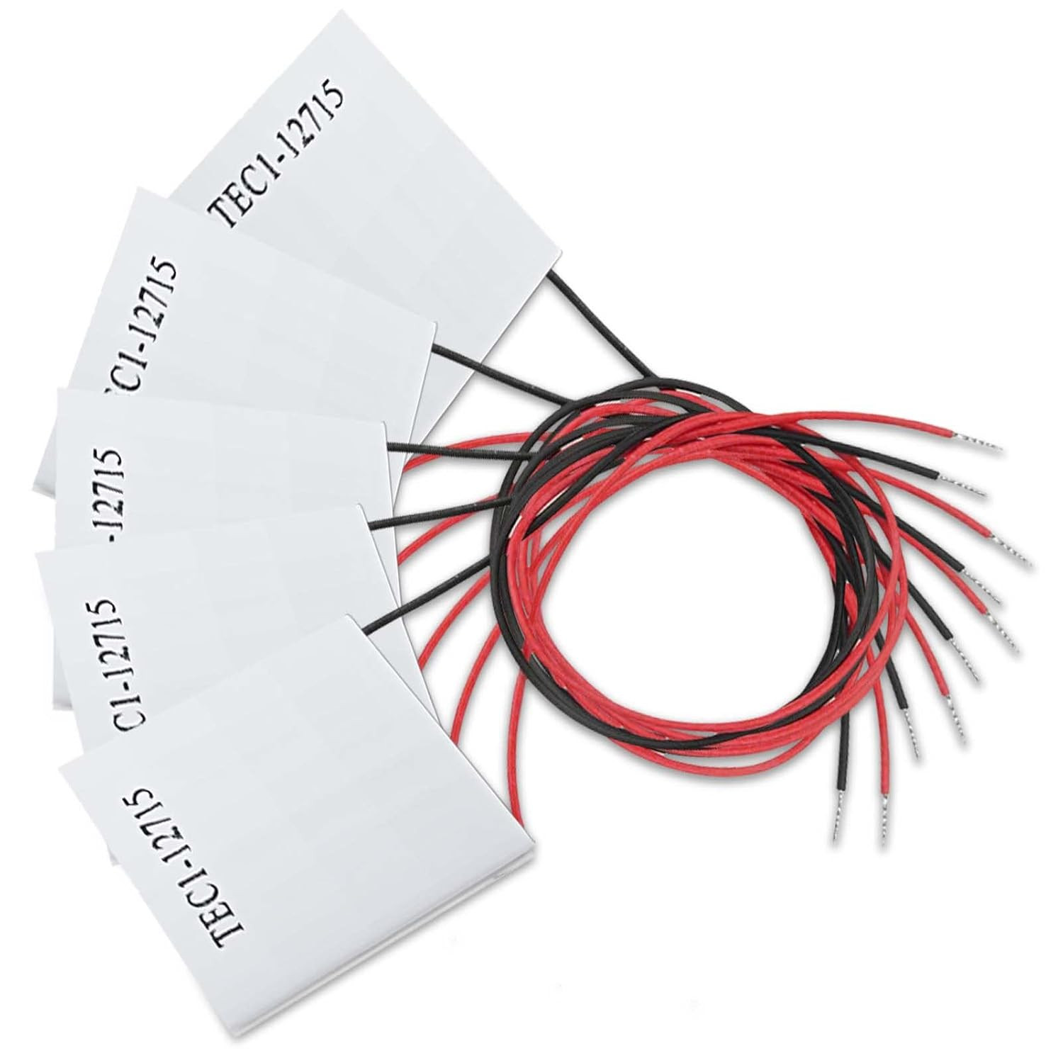5 Pcs TEC1-12715 12V 15A 68-140?40MMX40MM Heatsink Thermoelectric Cooler Cooling