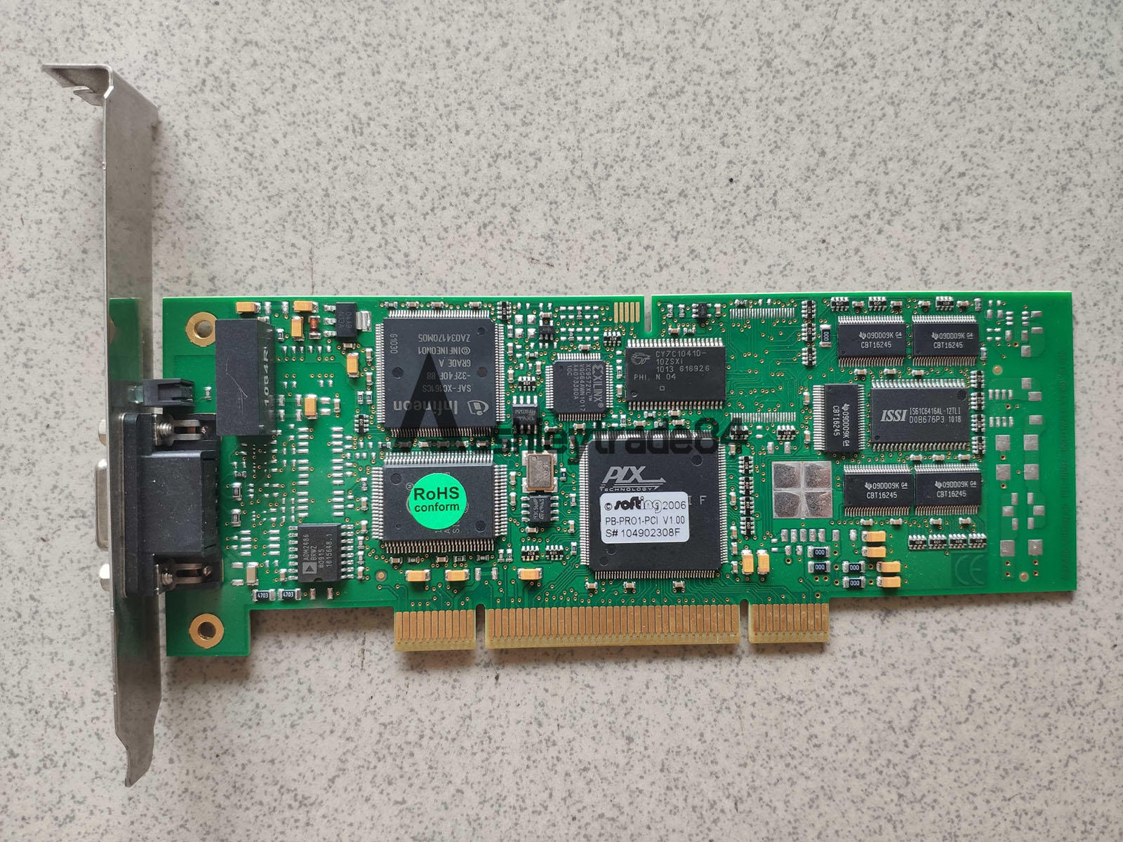 Used 1PCS PB-PRO1-PCI V1.00, PB-PR01-PCI V1.00, softing industrial control board