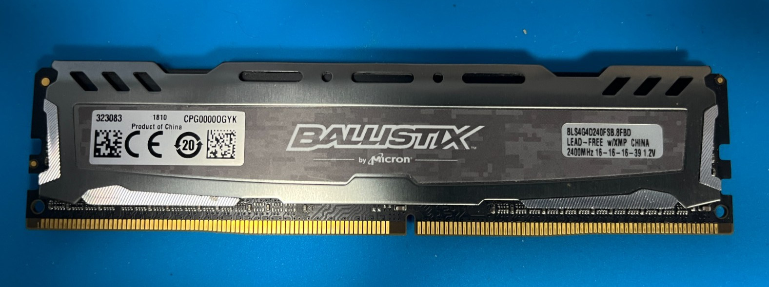 Micron Ballistix Sport 4GB DDR4 2400MHz RAM BLS4GD240FSB.8FBD CL 16-16-16-39