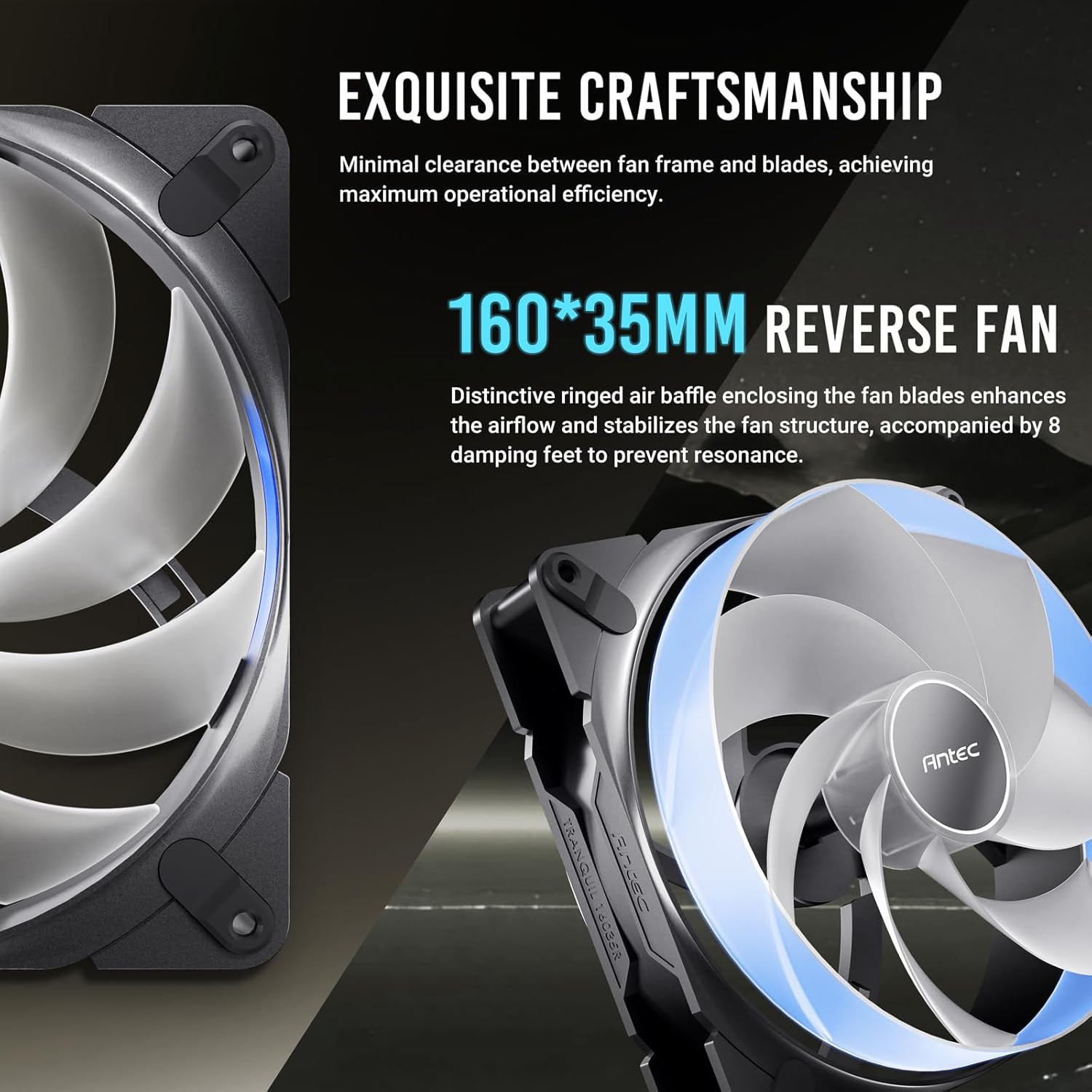 C8 ARGB, 2X TQR 160Mm & 1X TQ 140Mm ARGB PWM Fans Included,Dual-Chamber Layout,