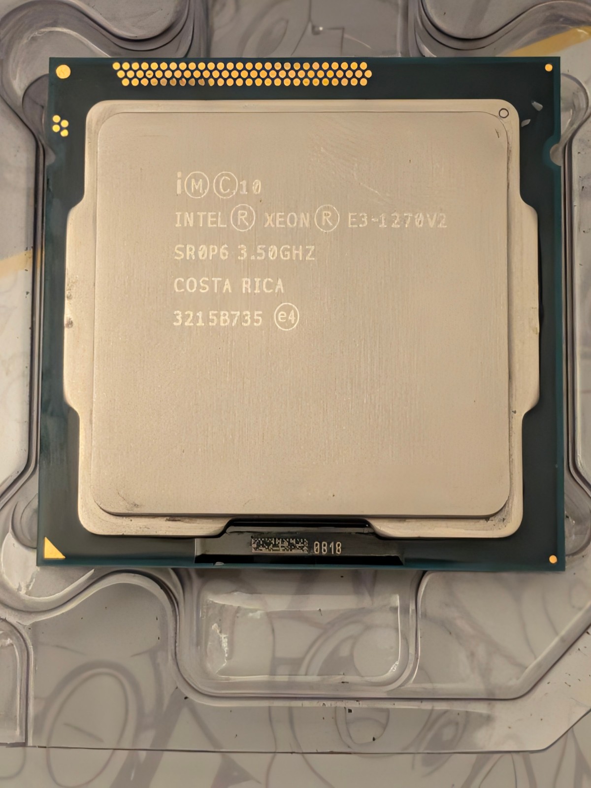 Intel Xeon E3-1270 V2 SR0P6 3.50GHz Quad-Core 4C 8T CPU Processor 69W LGA1155